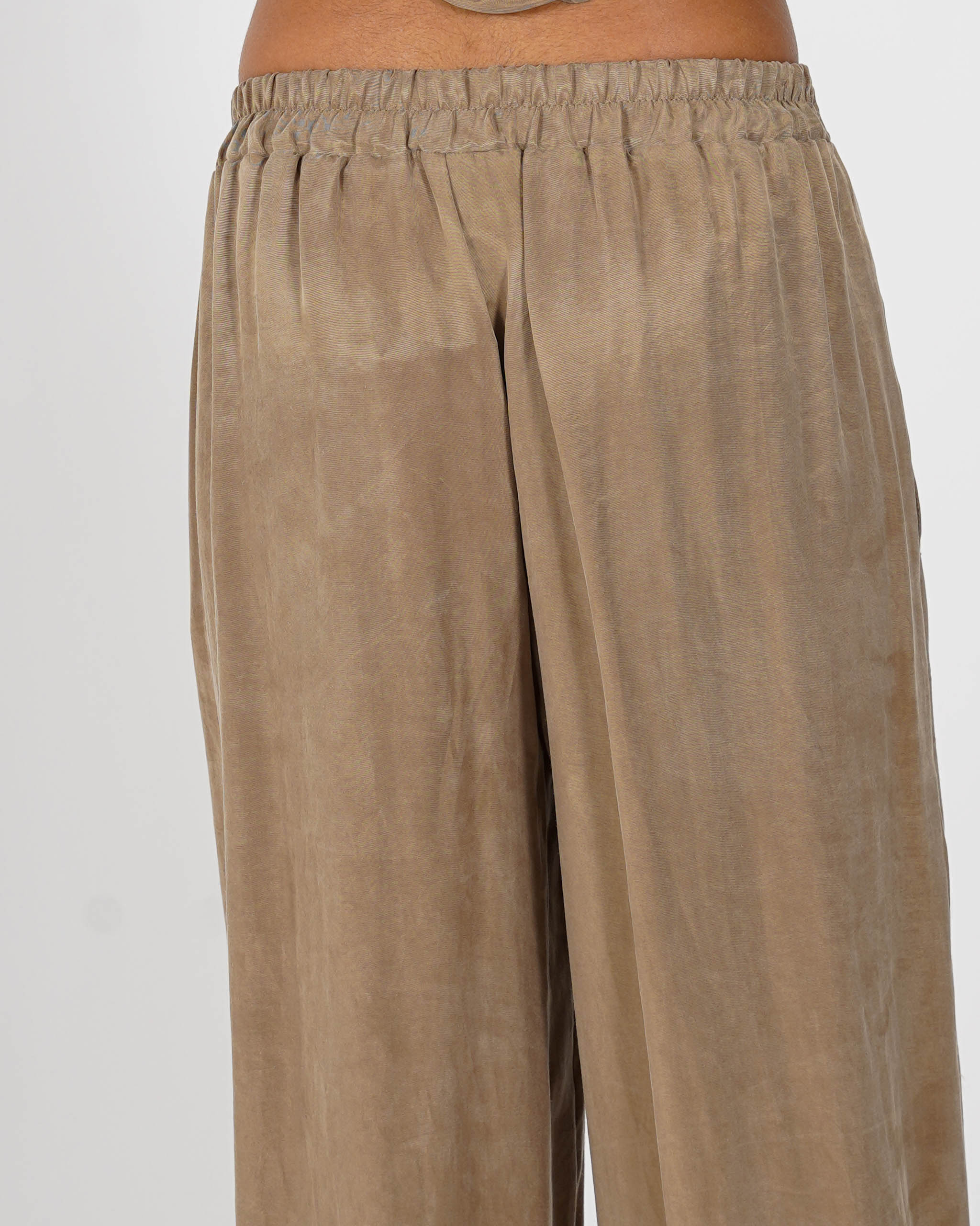 Pantaloni baloon con baschina e tasche - Baraonda