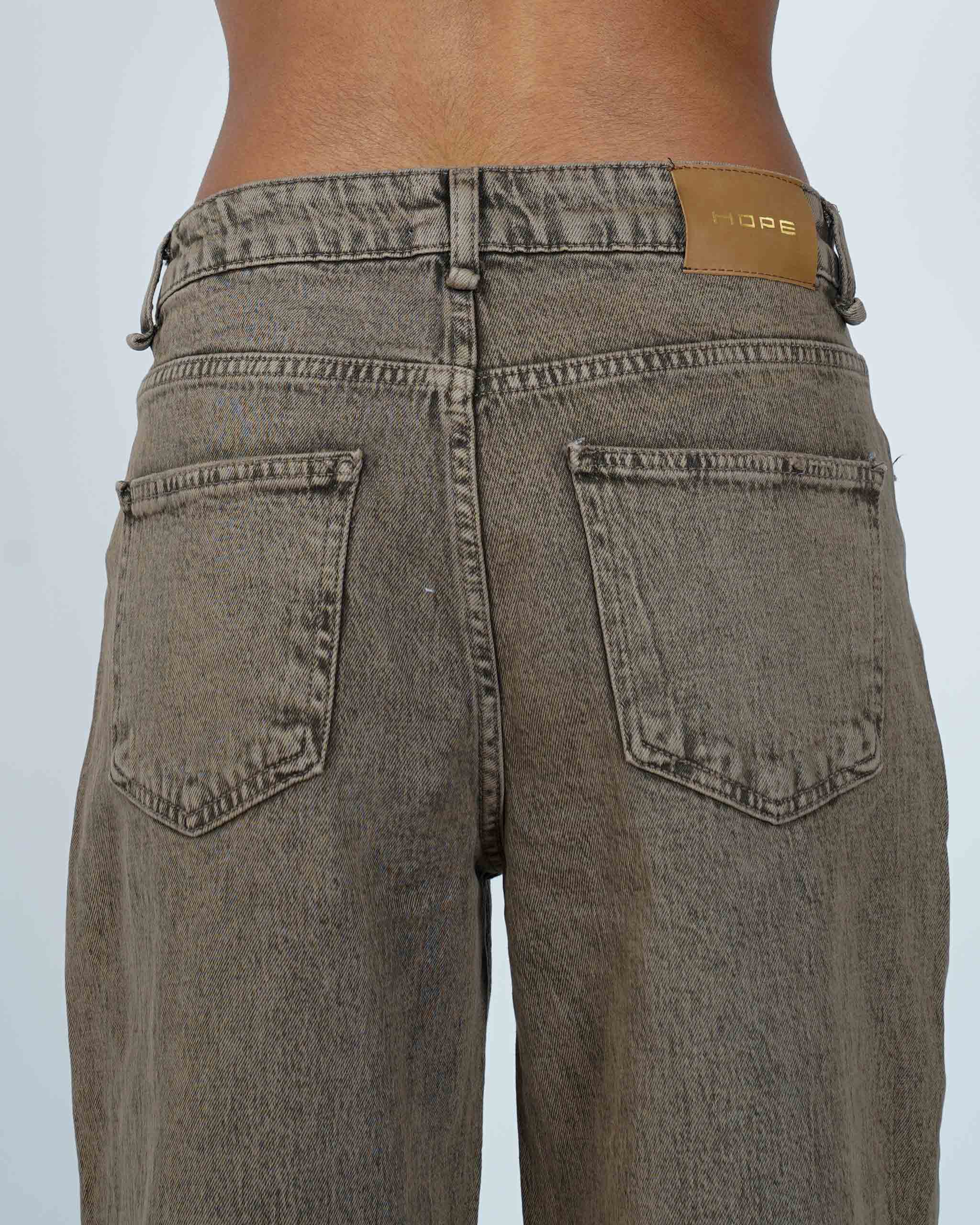 Jeans balloon fit in tela denim - Contenta