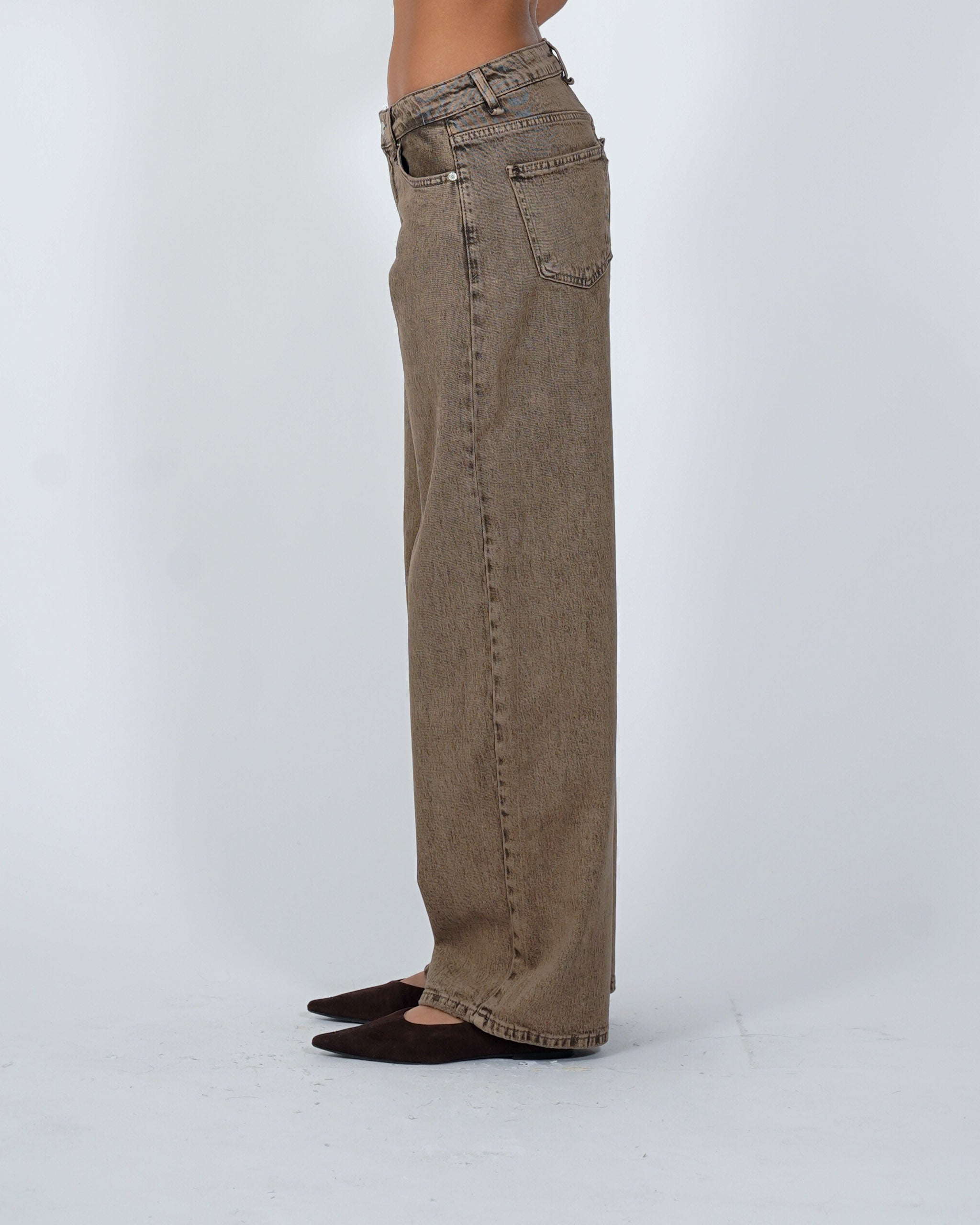 Jeans balloon fit in tela denim - Contenta