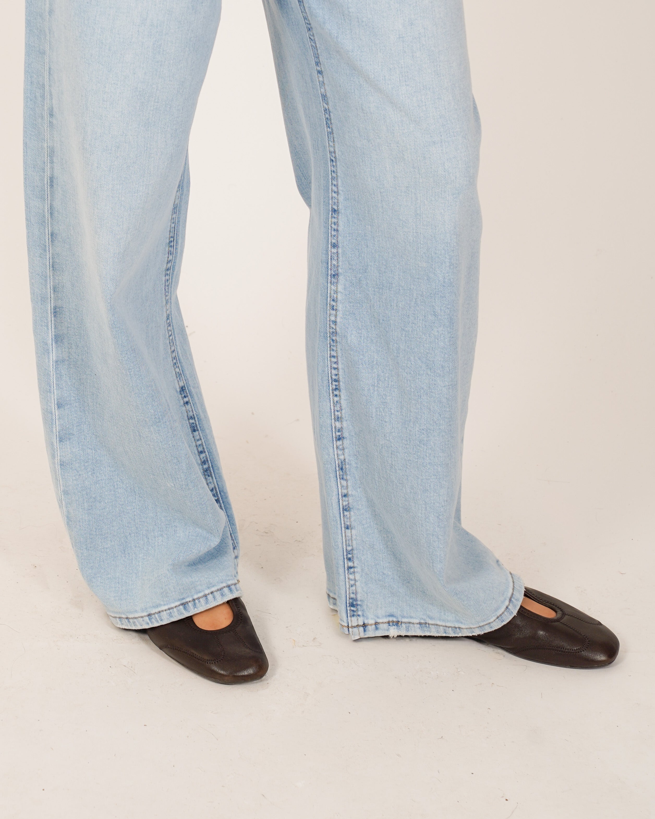 Jeans con dettaglio regular fit in tela denim - Ferita