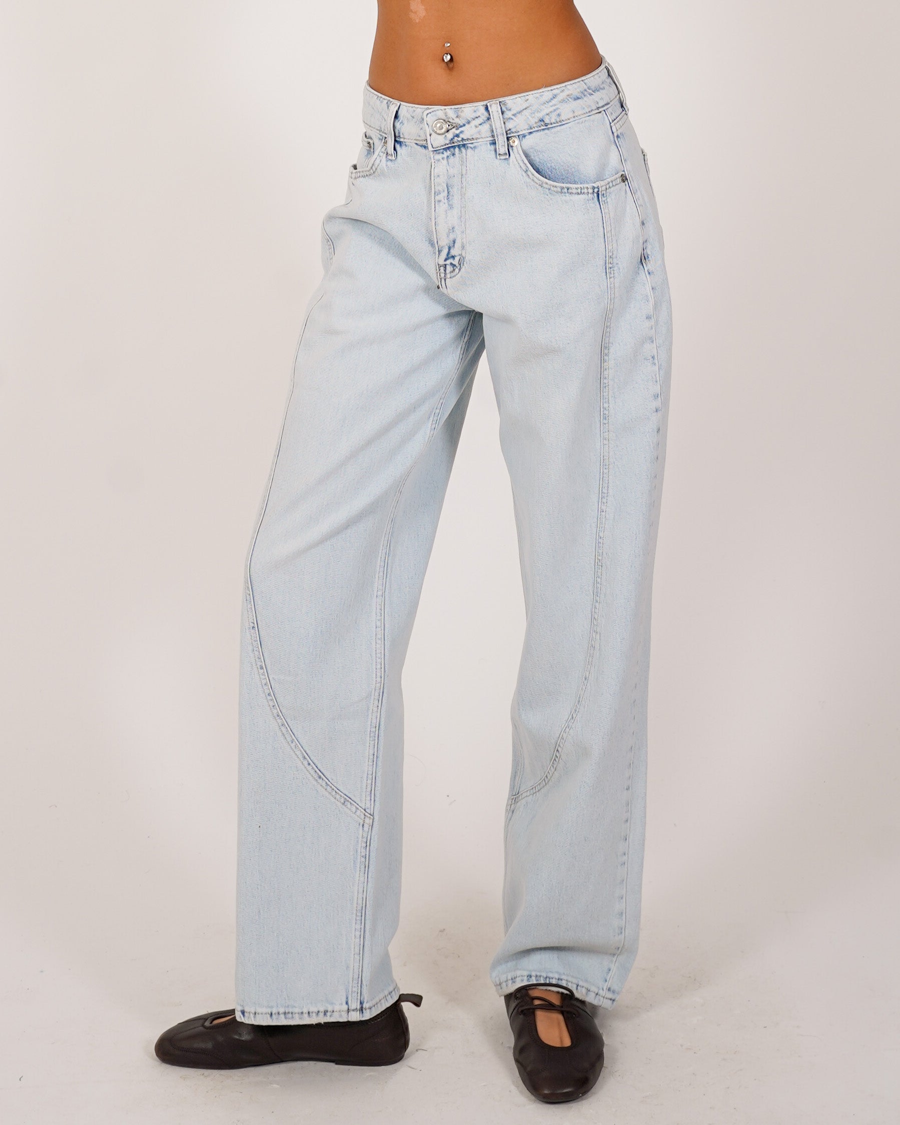 Jeans balloon fit in tela denim - Dubbiosa