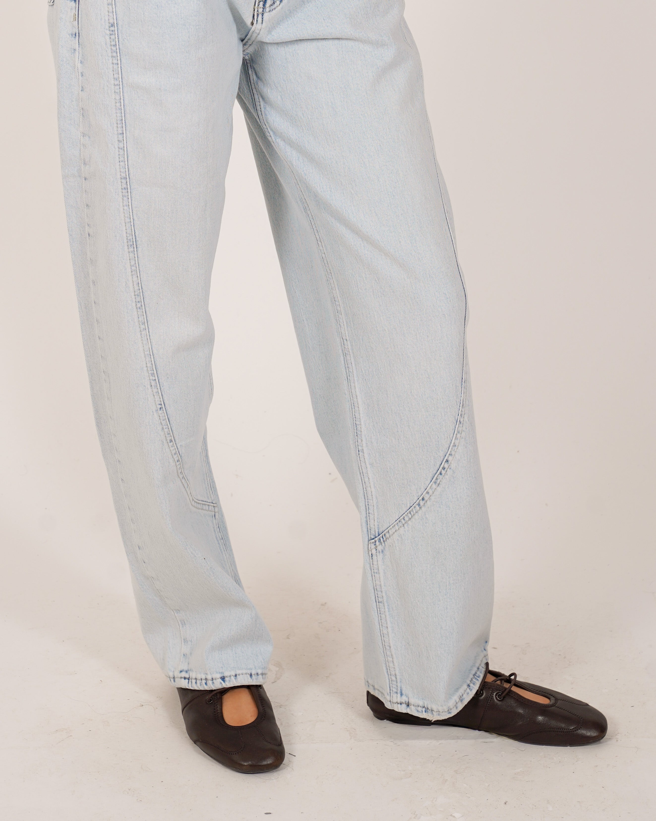 Jeans balloon fit in tela denim - Dubbiosa