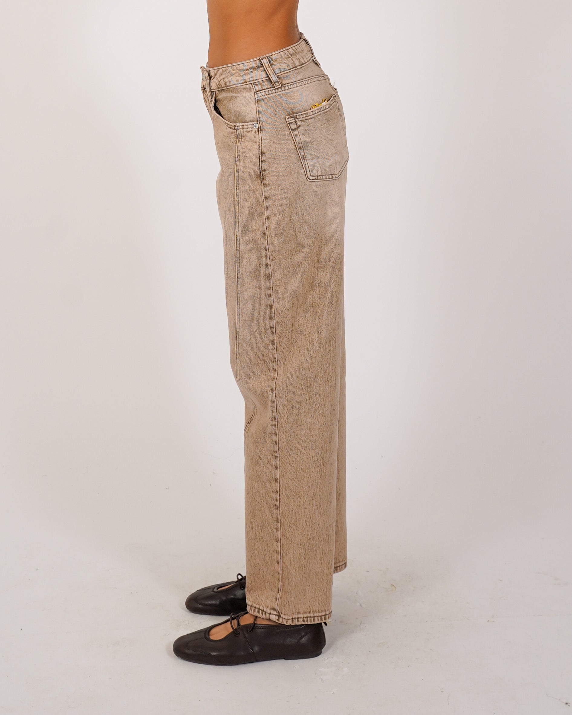 Jeans balloon fit in tela denim - Fatale