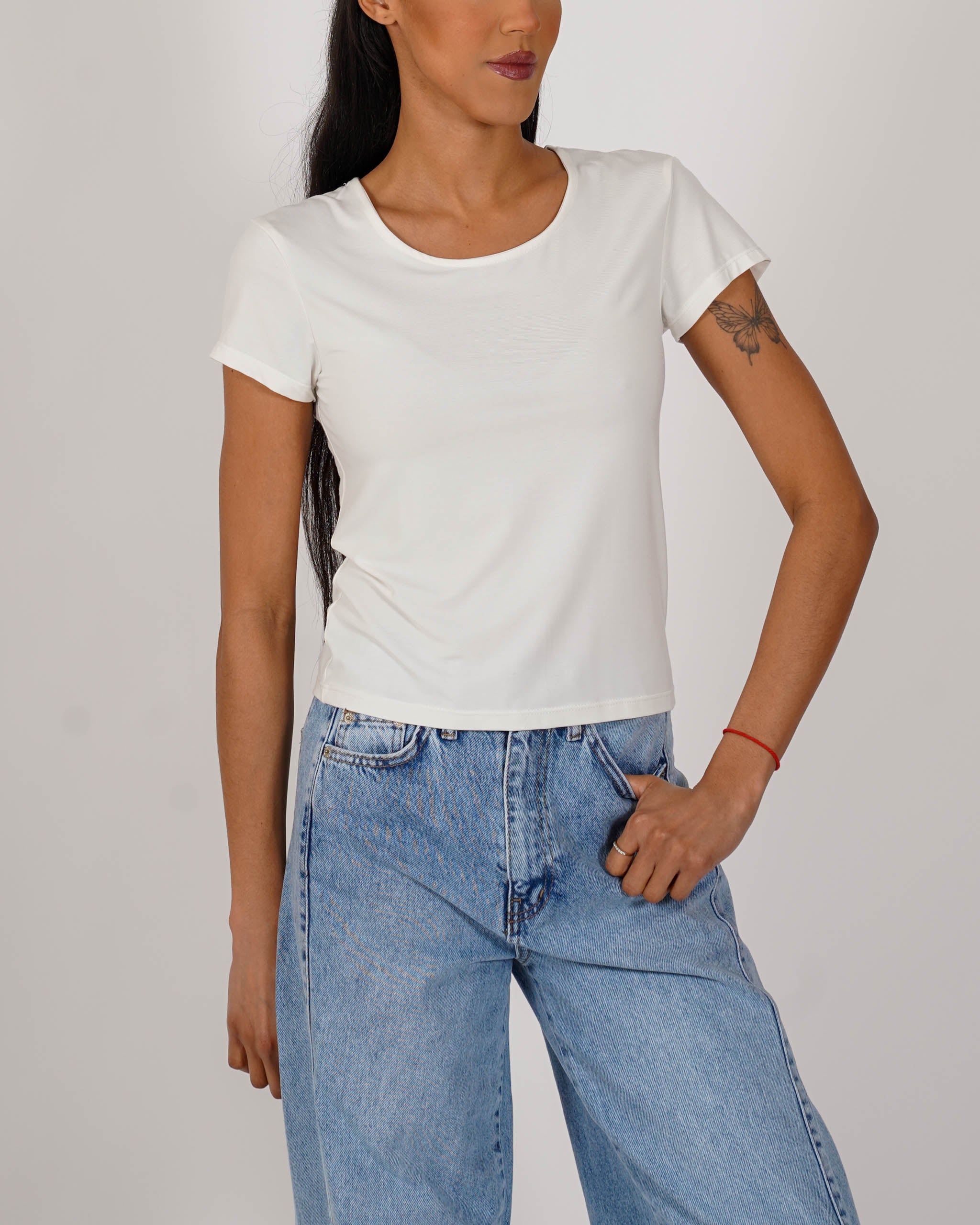 Shirt girocollo slim fit - Misteriosa