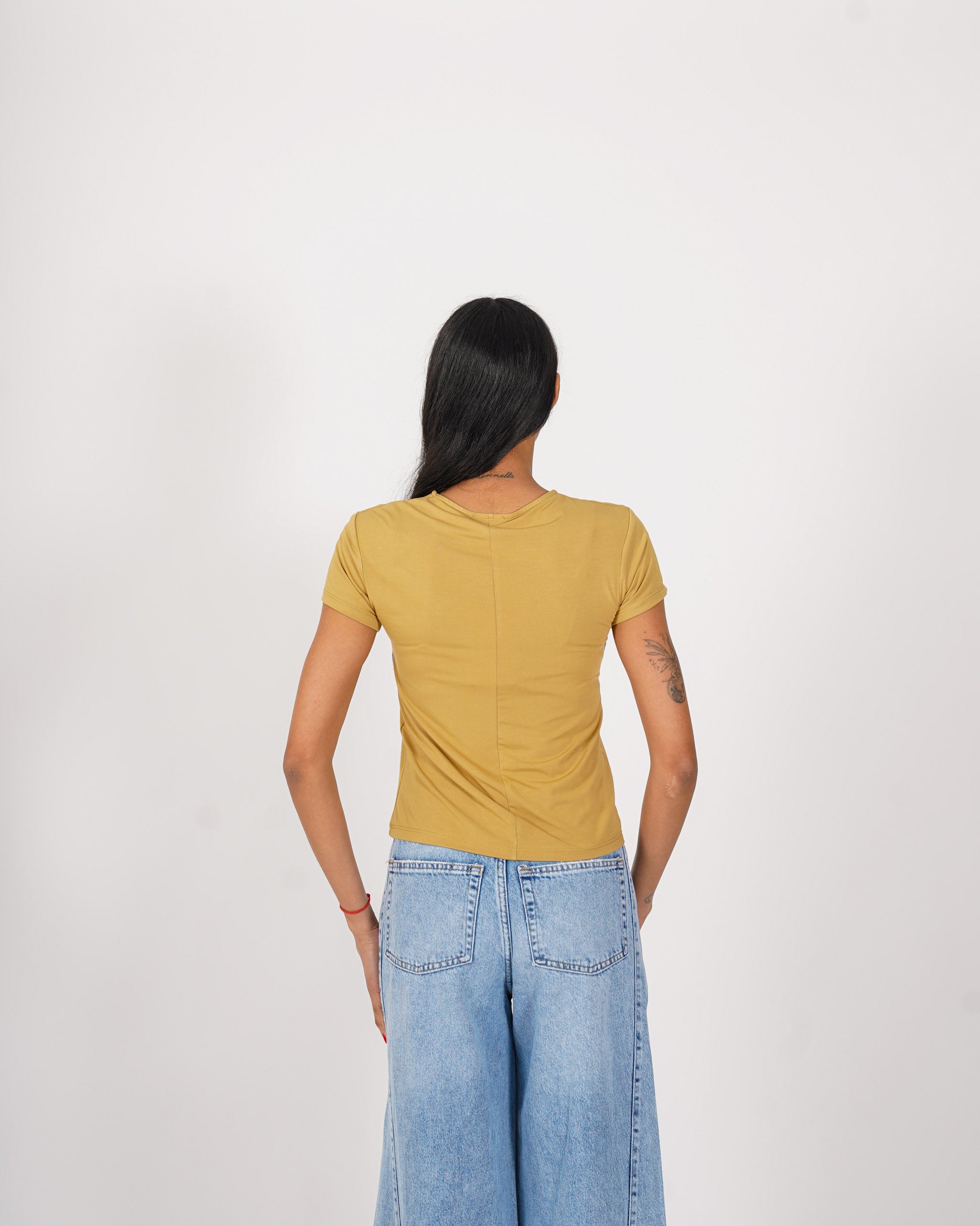 Shirt girocollo slim fit - Misteriosa