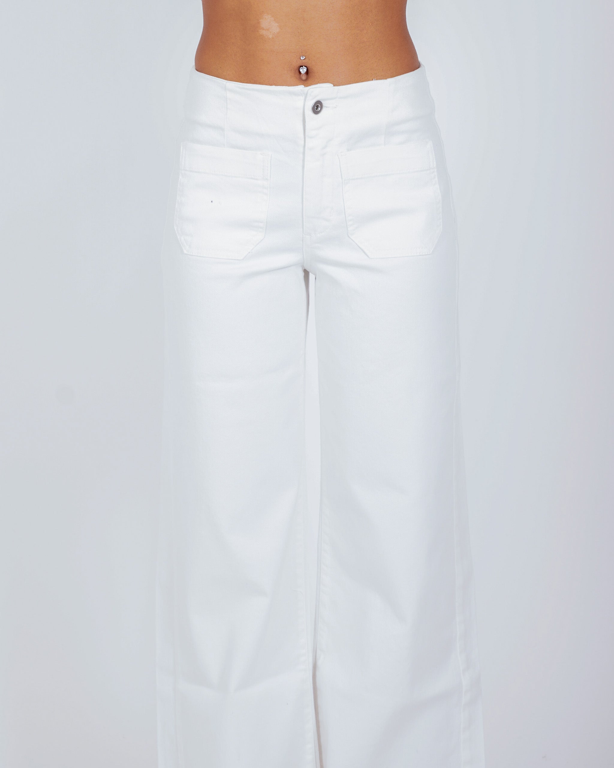 Pantaloni taglio jeans in cotone - Seneca