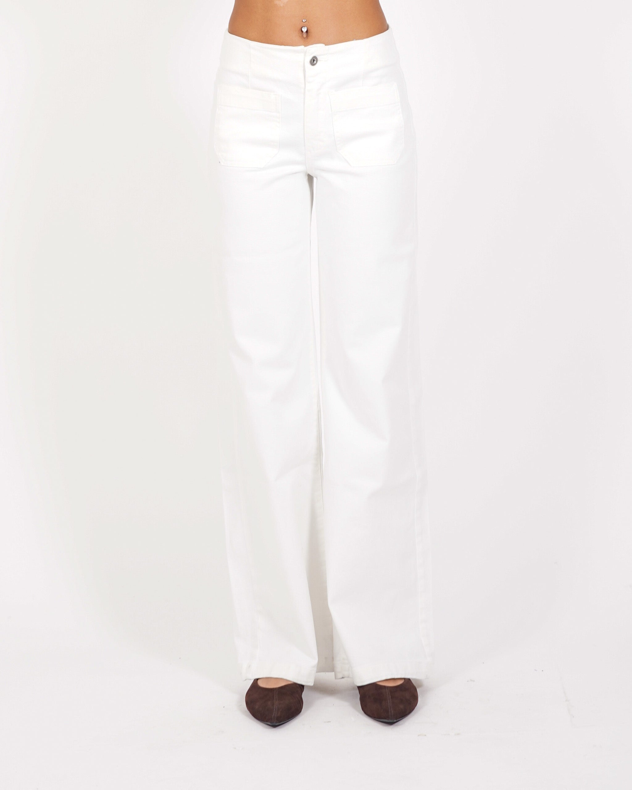 Pantaloni taglio jeans in cotone - Seneca
