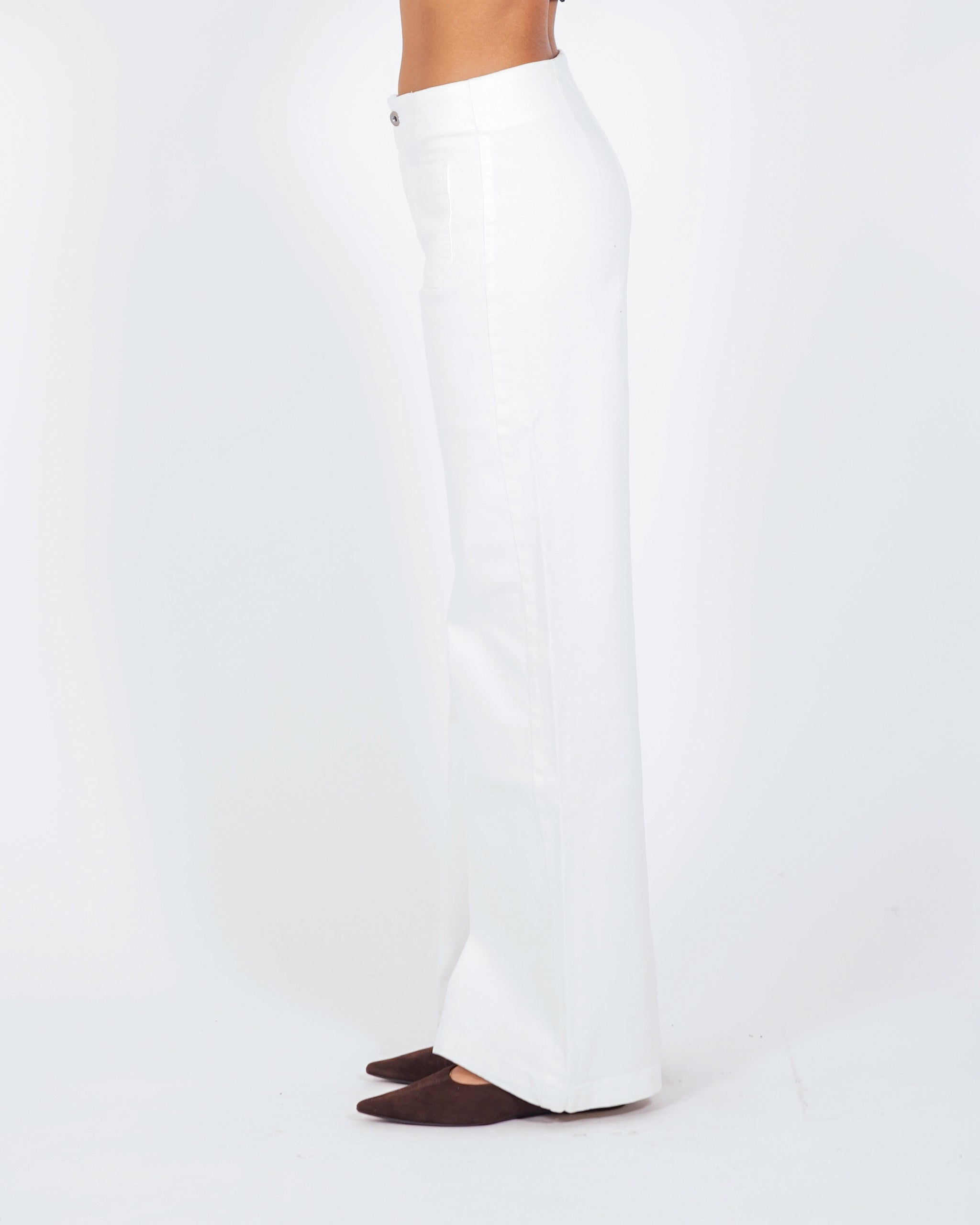 Pantaloni taglio jeans in cotone - Seneca