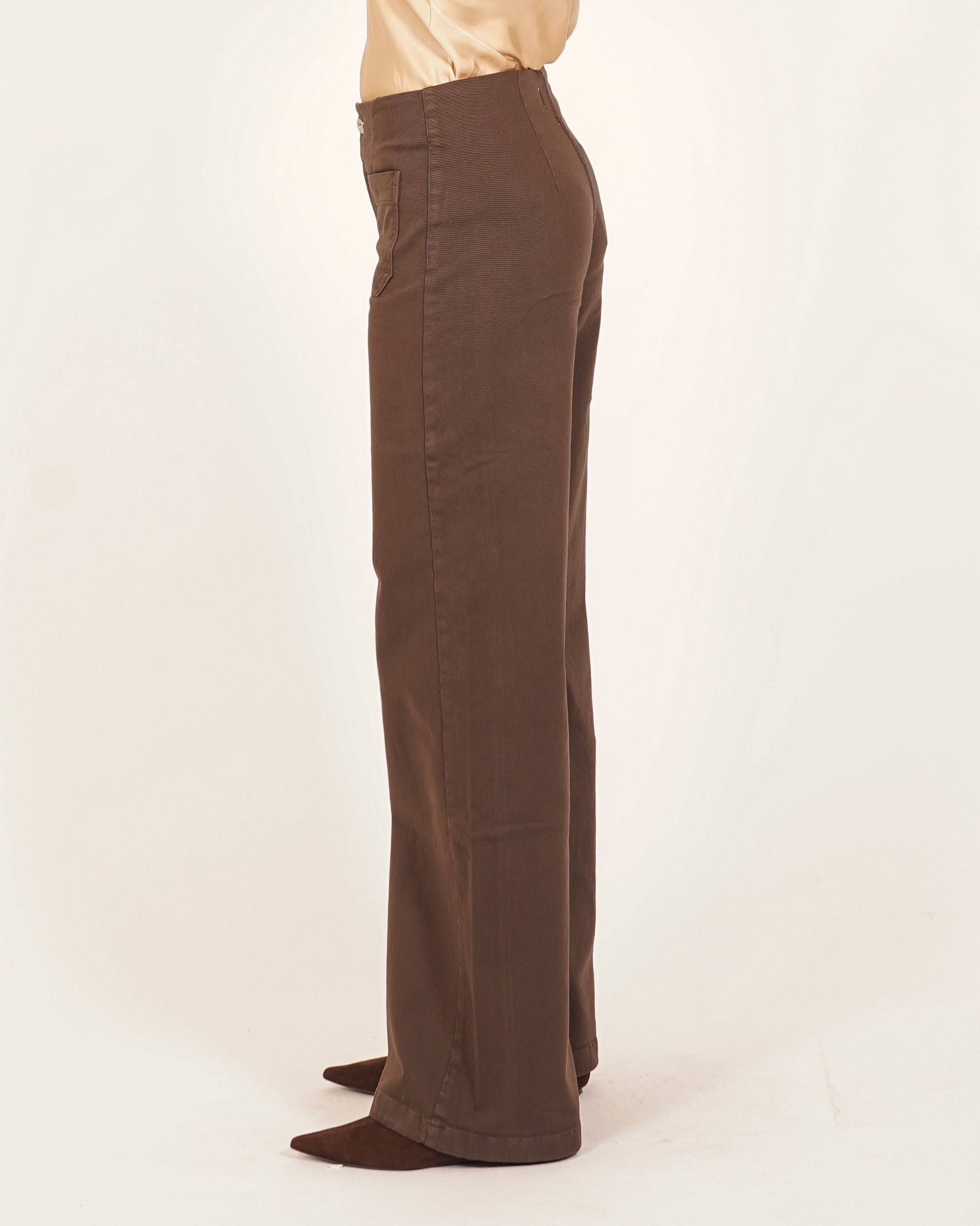 Pantaloni taglio jeans in cotone - Seneca