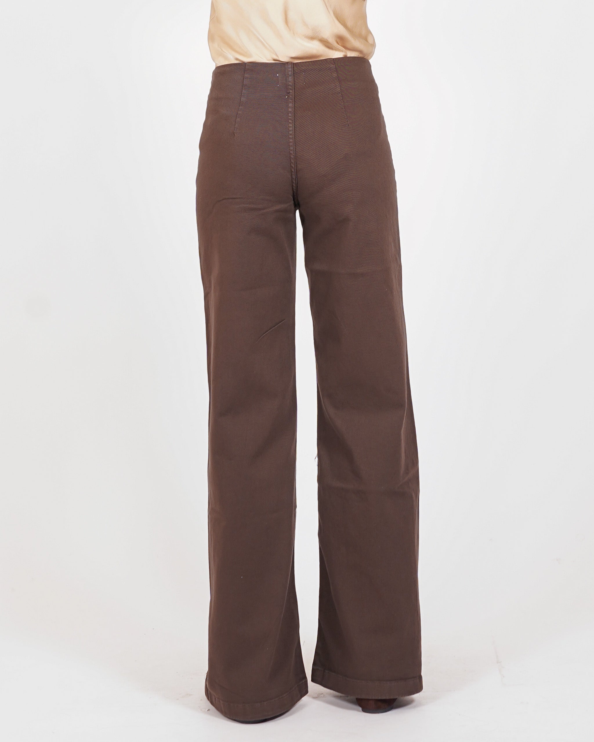 Pantaloni taglio jeans in cotone - Seneca
