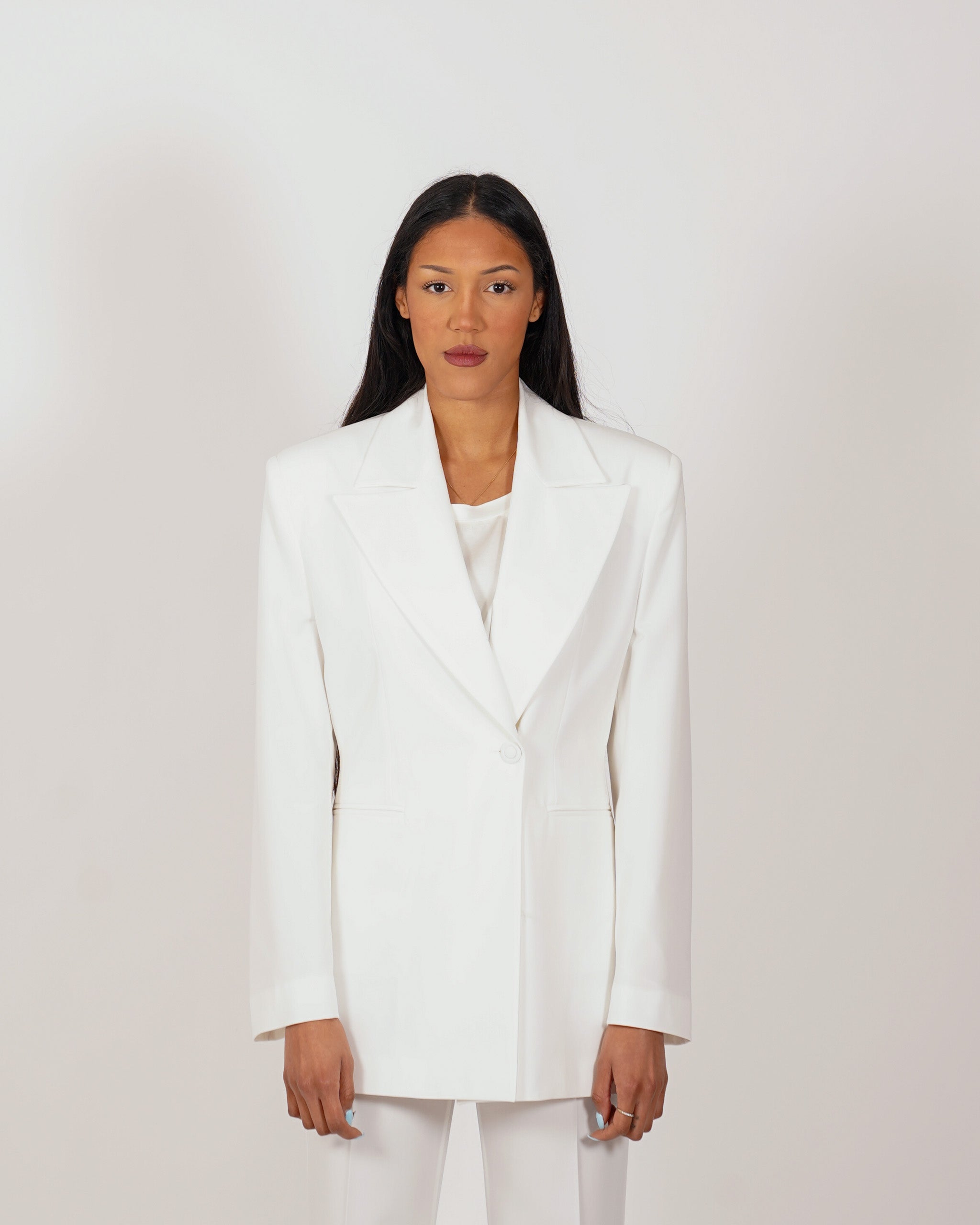 Giacca monopetto tessuto fluido - Albana