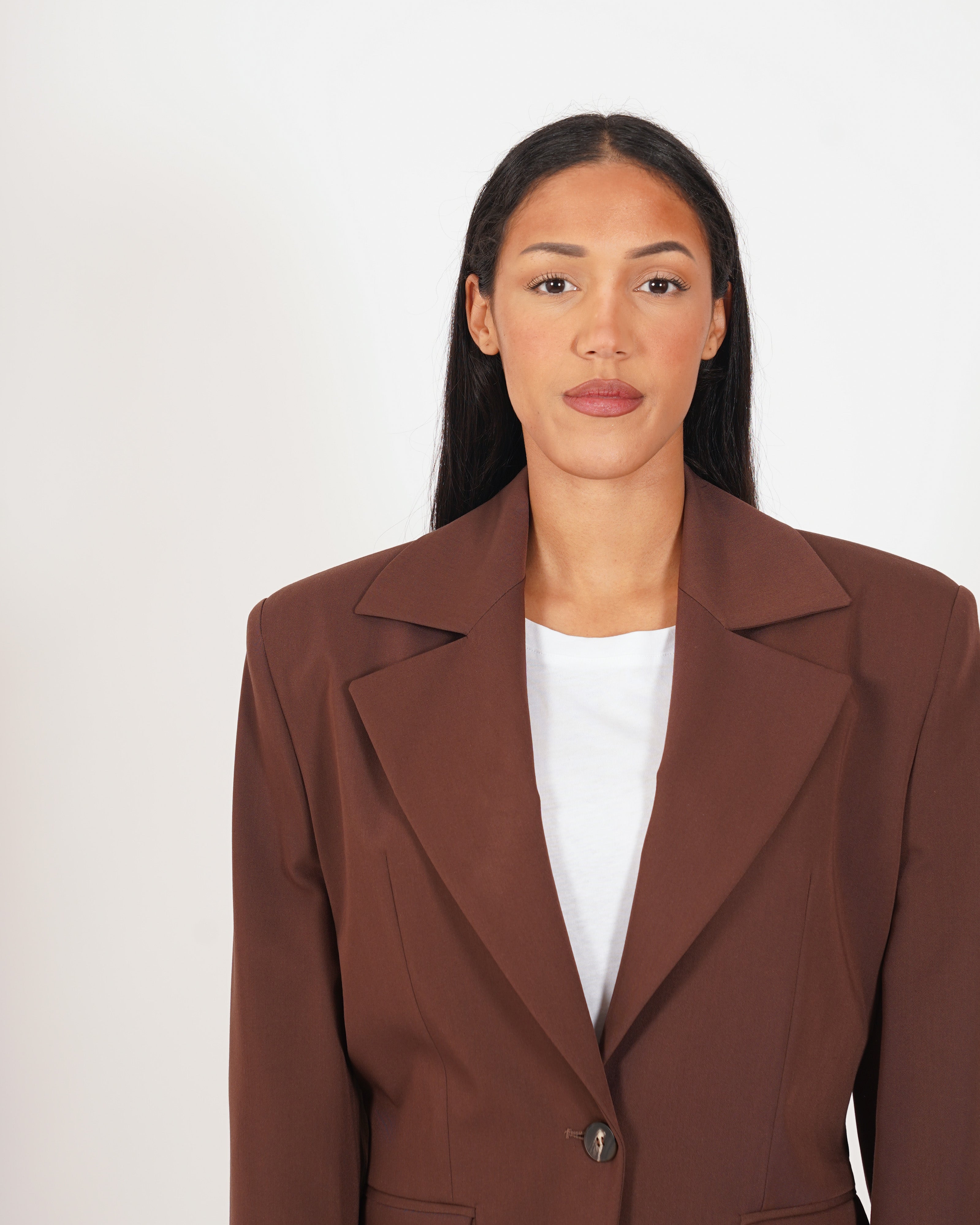 Giacca monopetto con dettaglio sul retro - Vokova