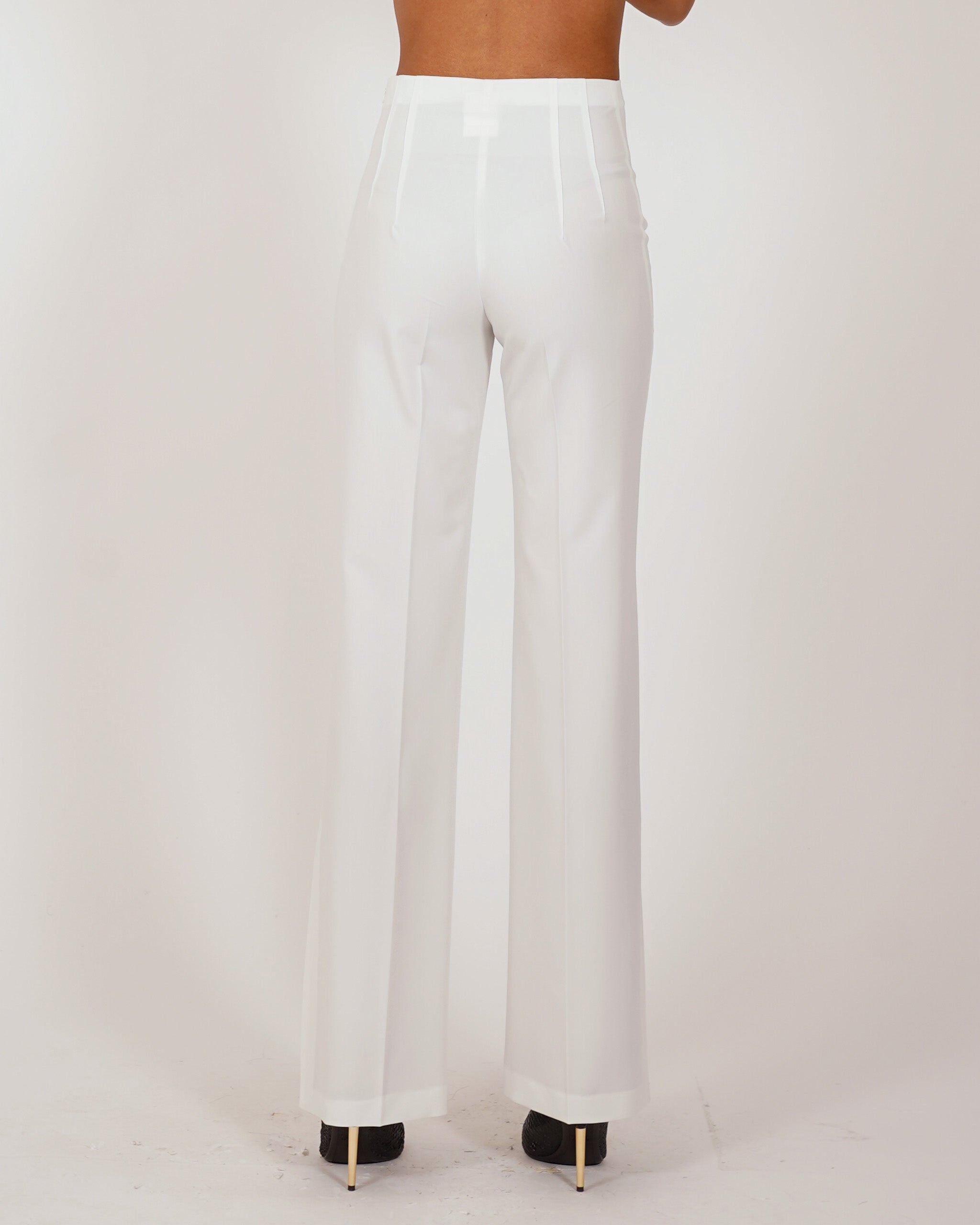 Pantaloni slim fit con spacco sul fondo - Zodiaco