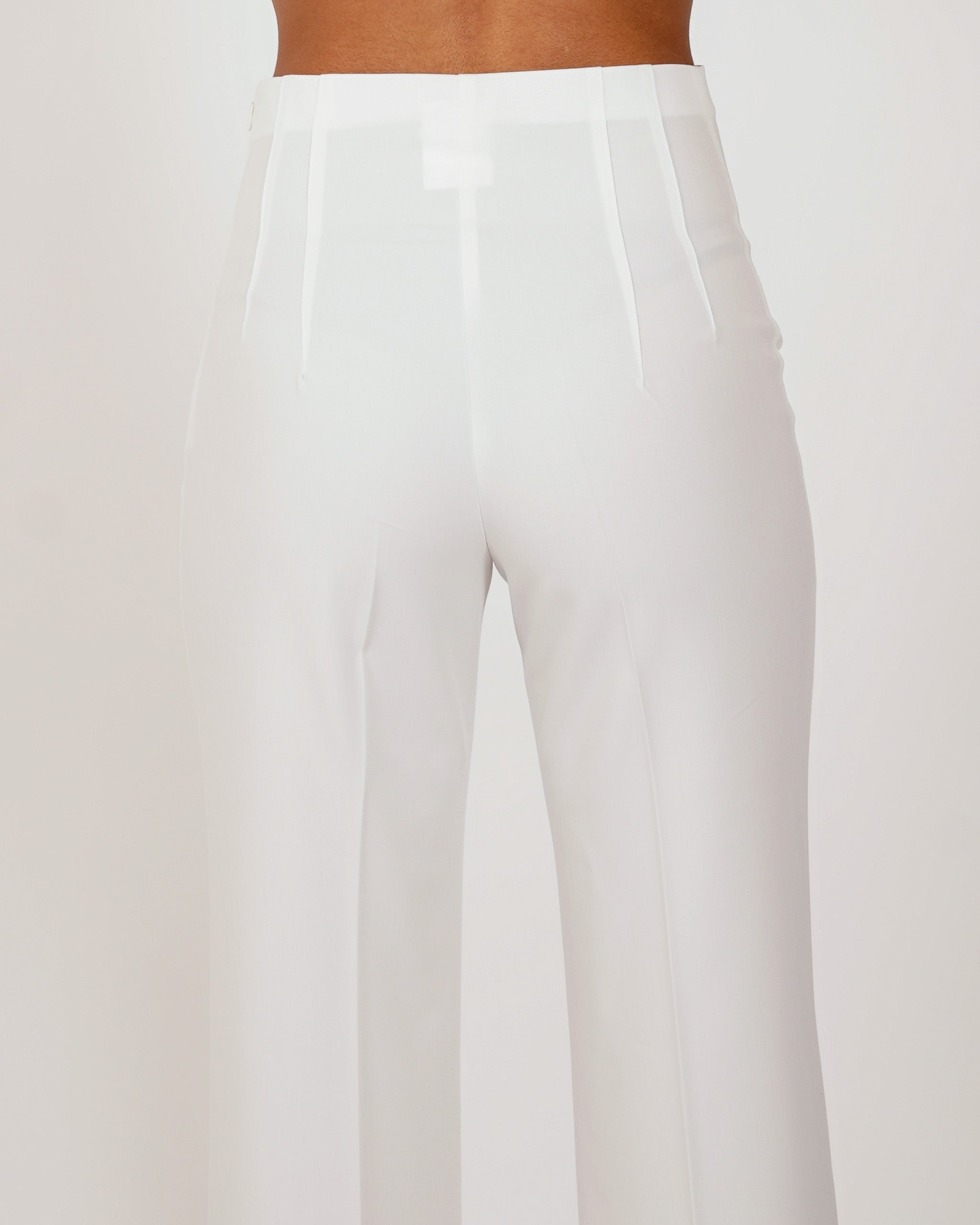 Pantaloni slim fit con spacco sul fondo - Zodiaco
