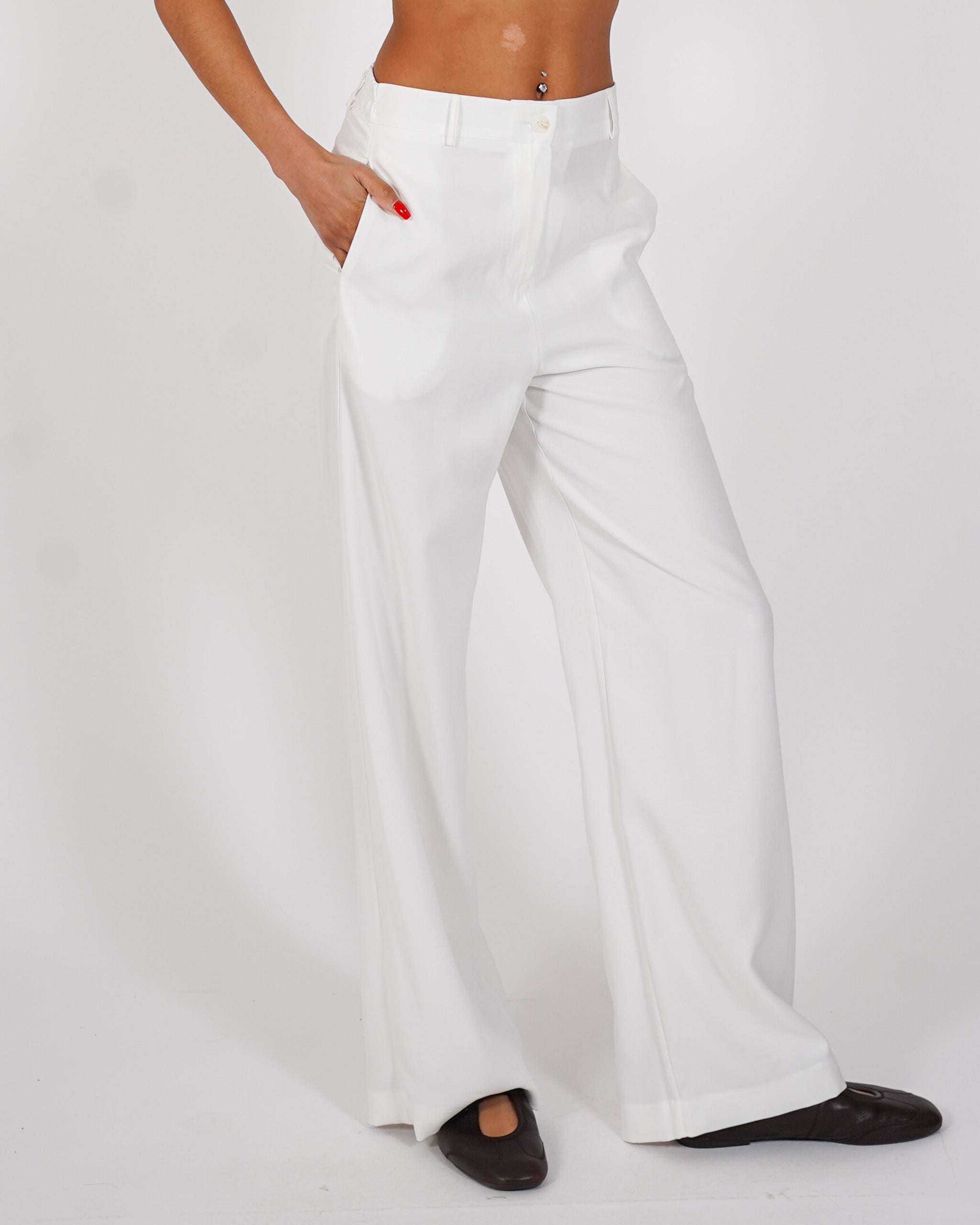 Pantaloni regular fit gamba larga - Affettuosa