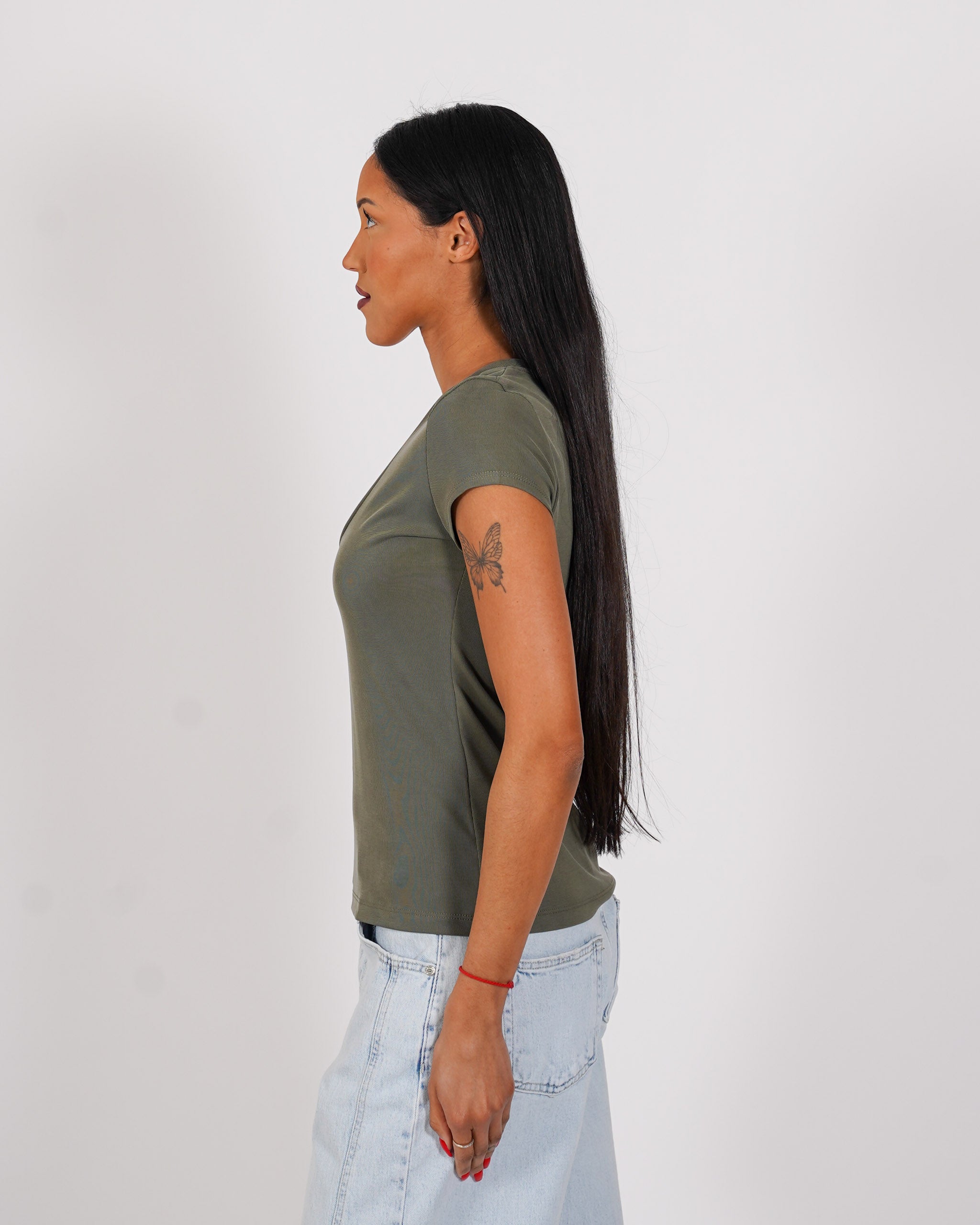 Shirt scollo a v regular fit - Danica