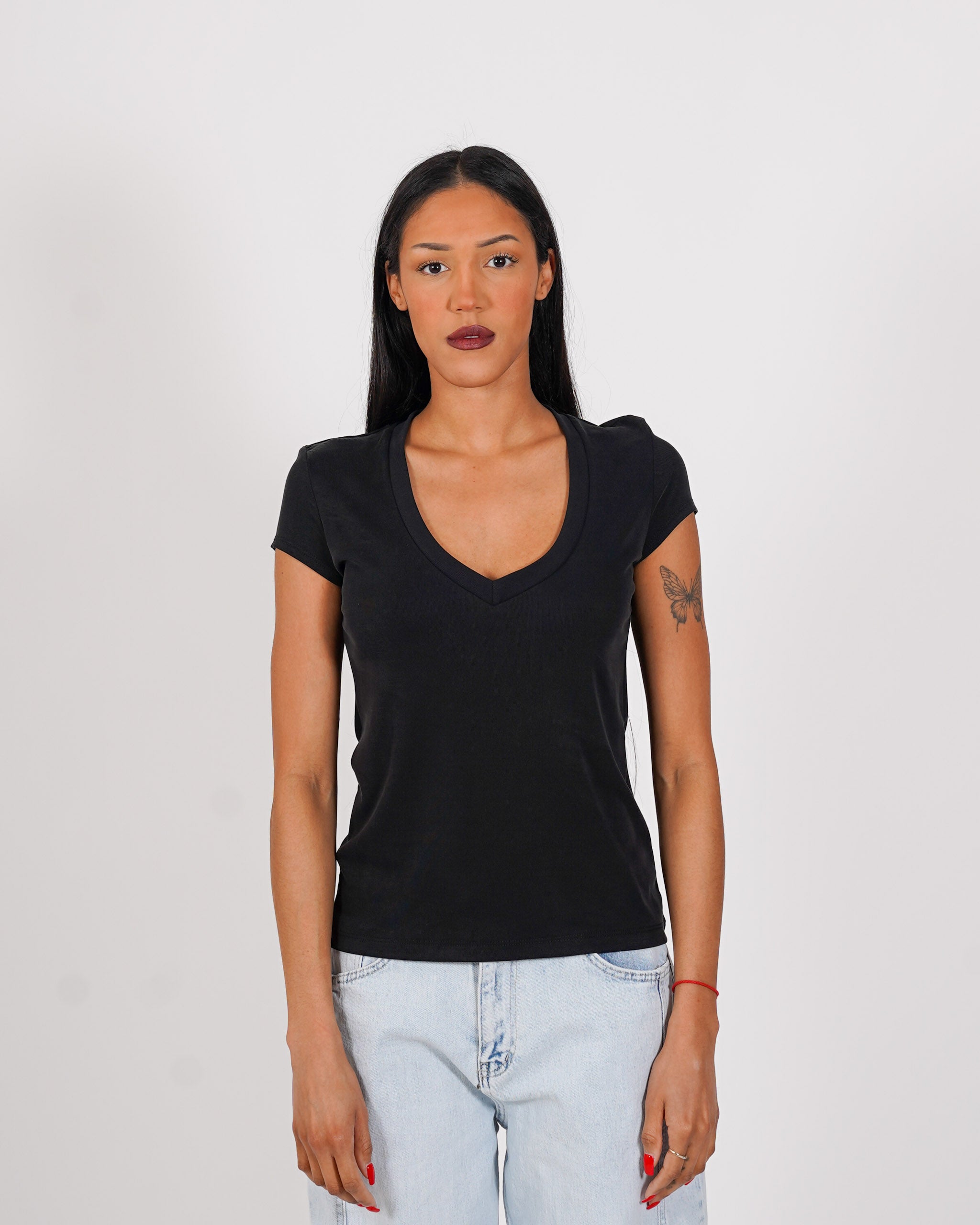 Shirt scollo a v regular fit - Danica