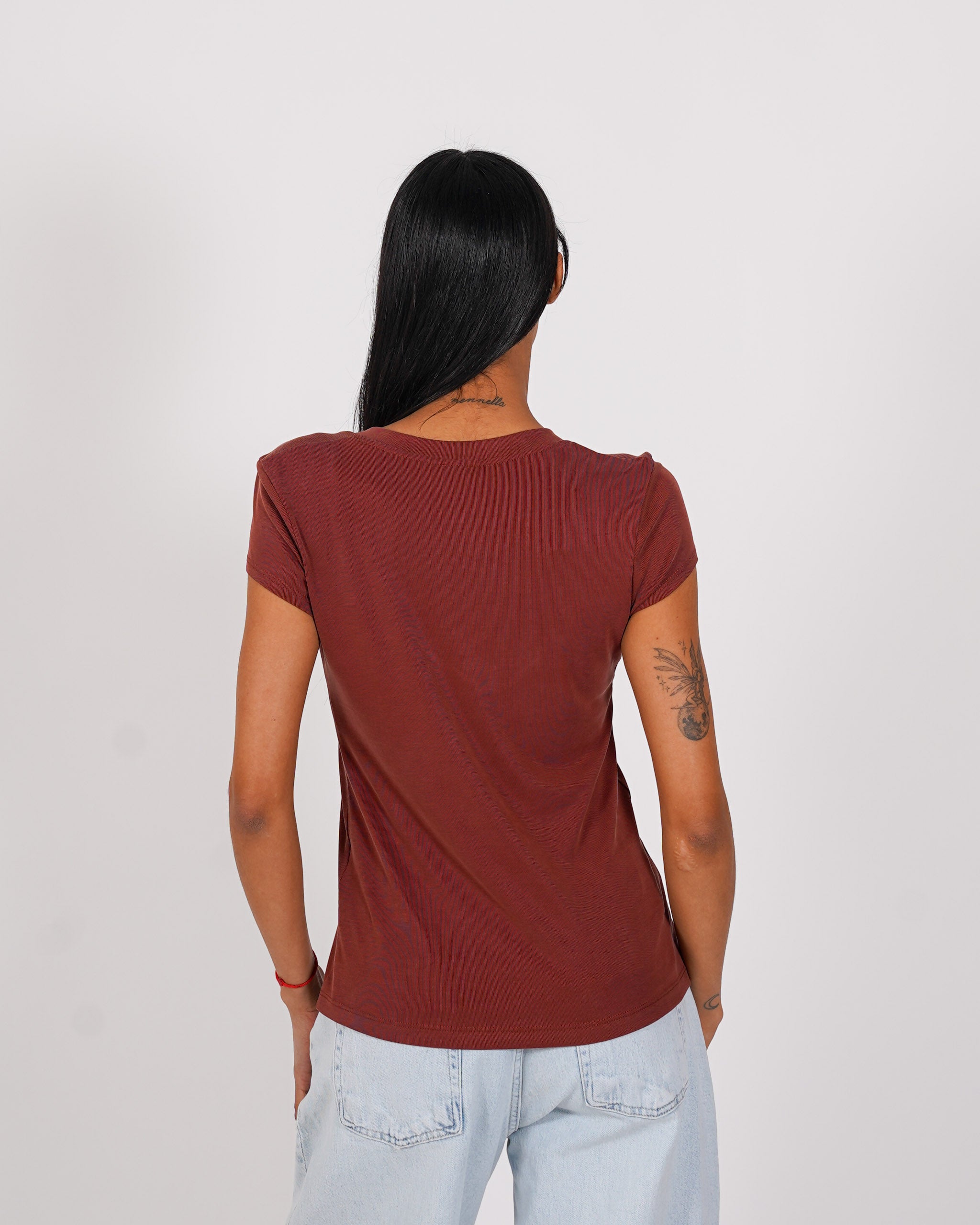 Shirt scollo a v regular fit - Danica