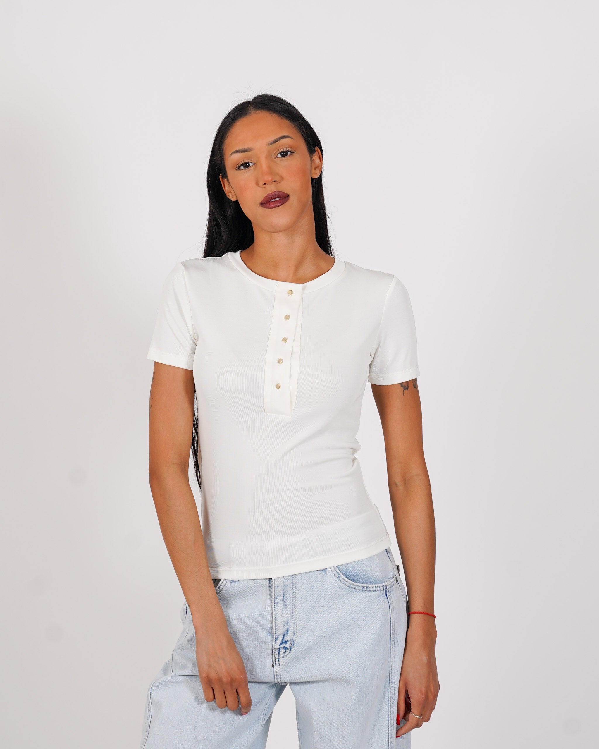 Shirt serafino slim fit - Sonia