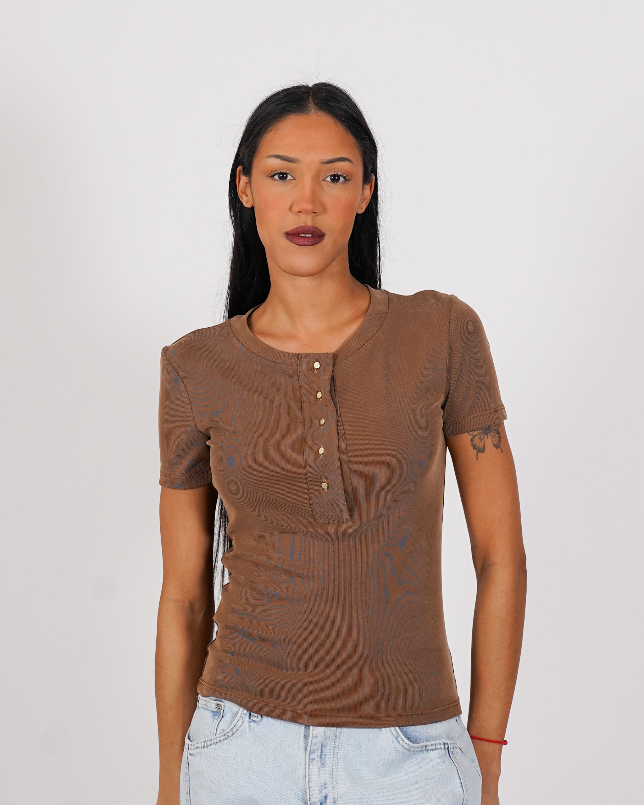 Shirt serafino slim fit - Sonia