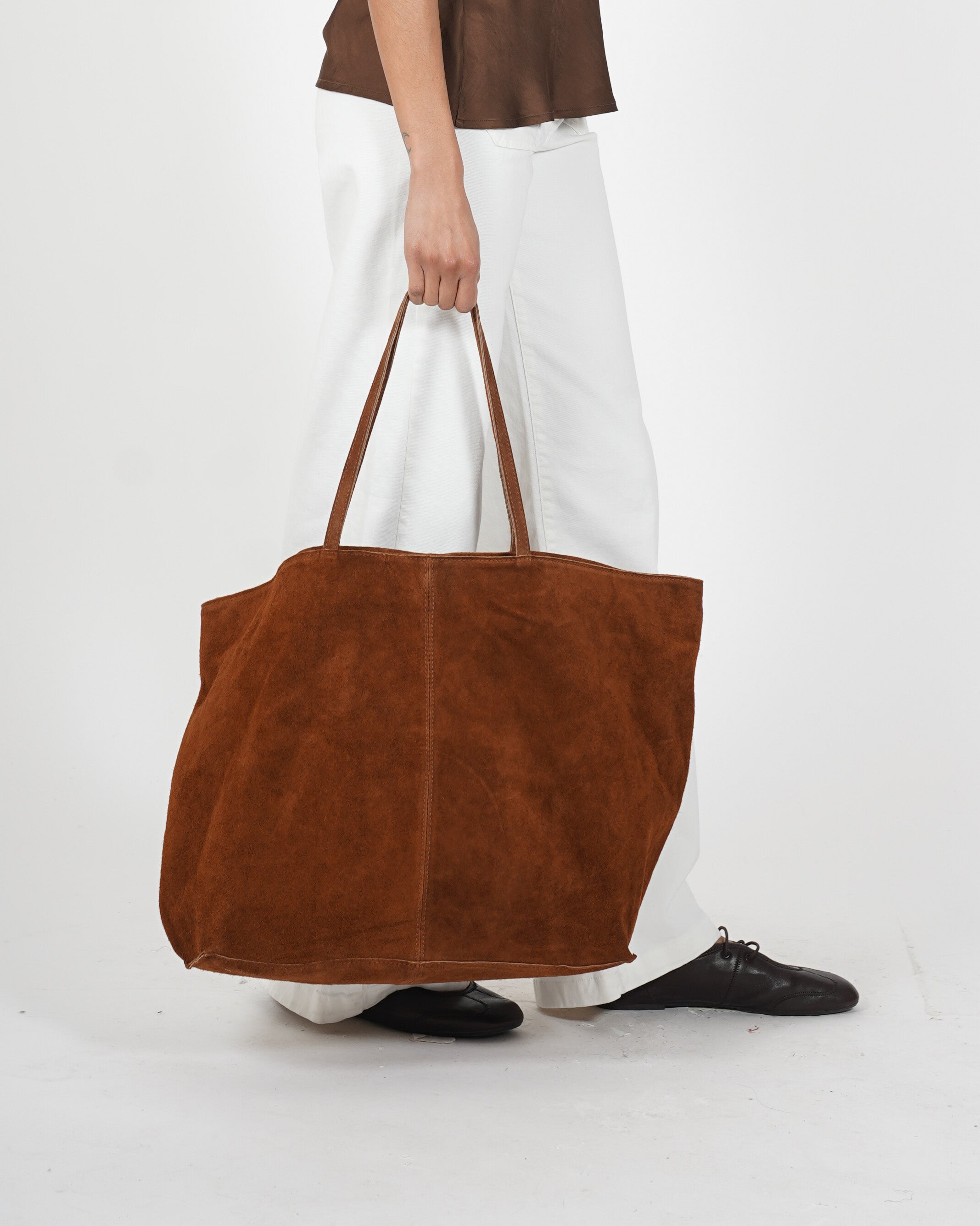 Big bag in crosta vintage - Xaba