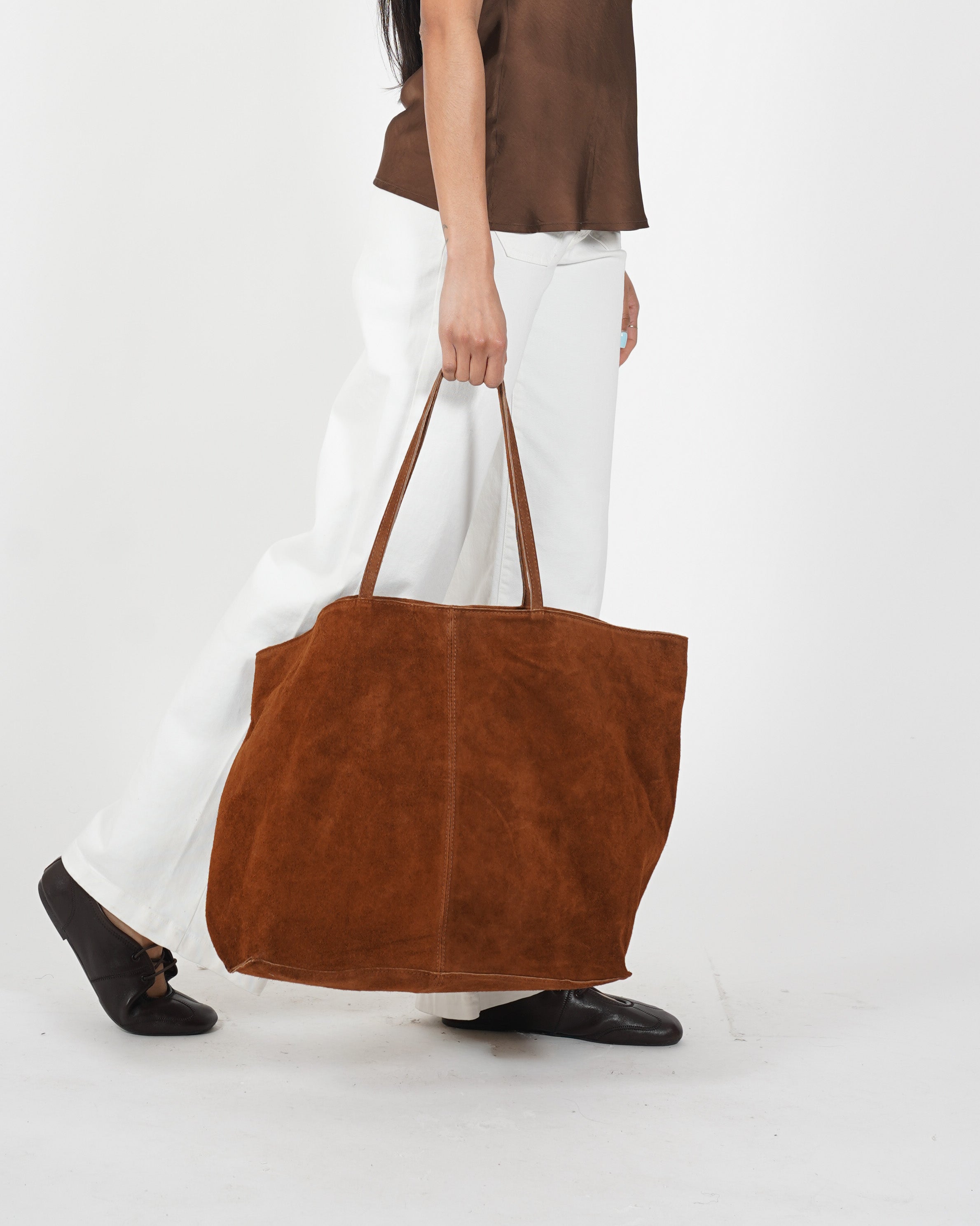 Big bag in crosta vintage - Xaba