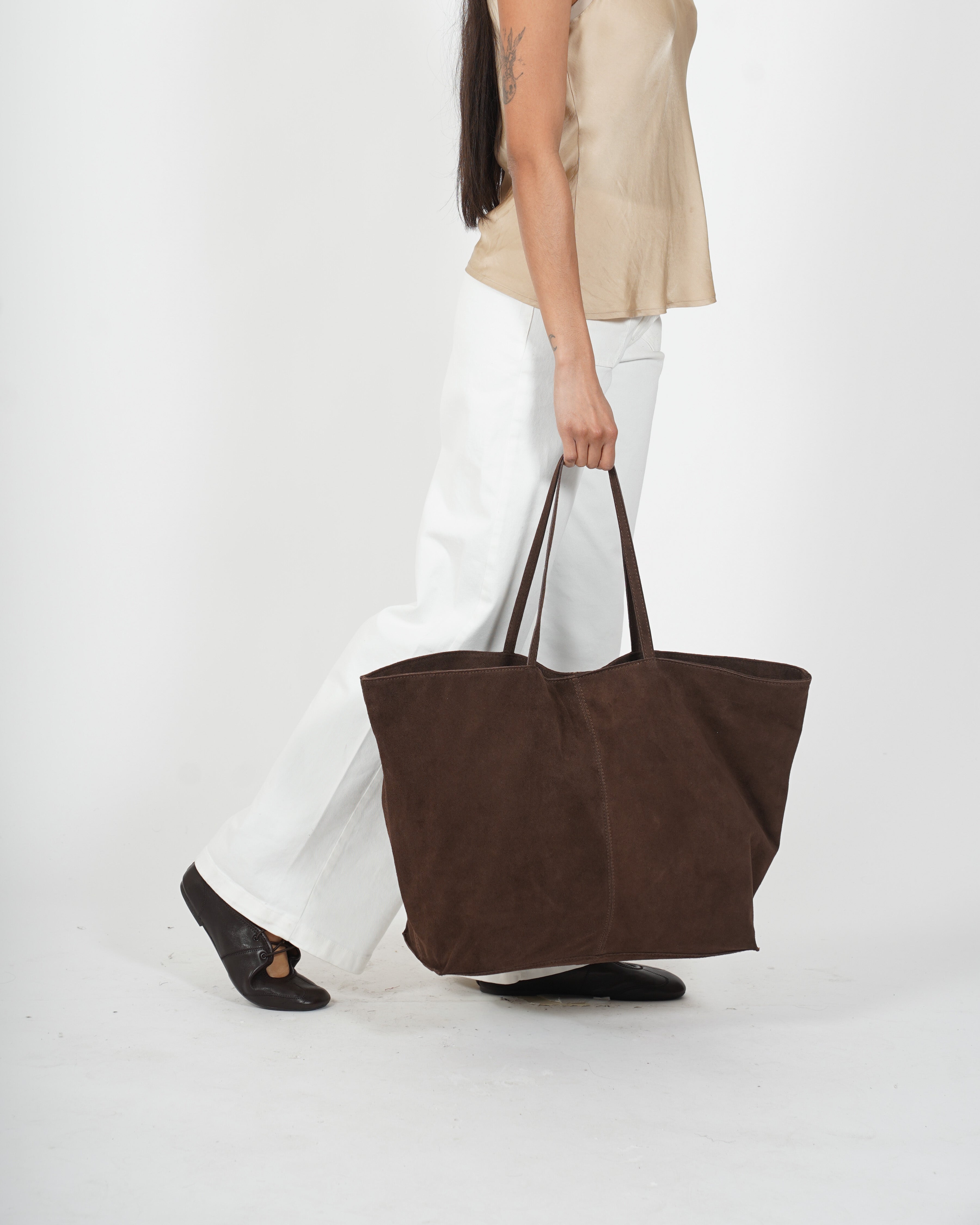 Big bag in crosta vintage - Xaba