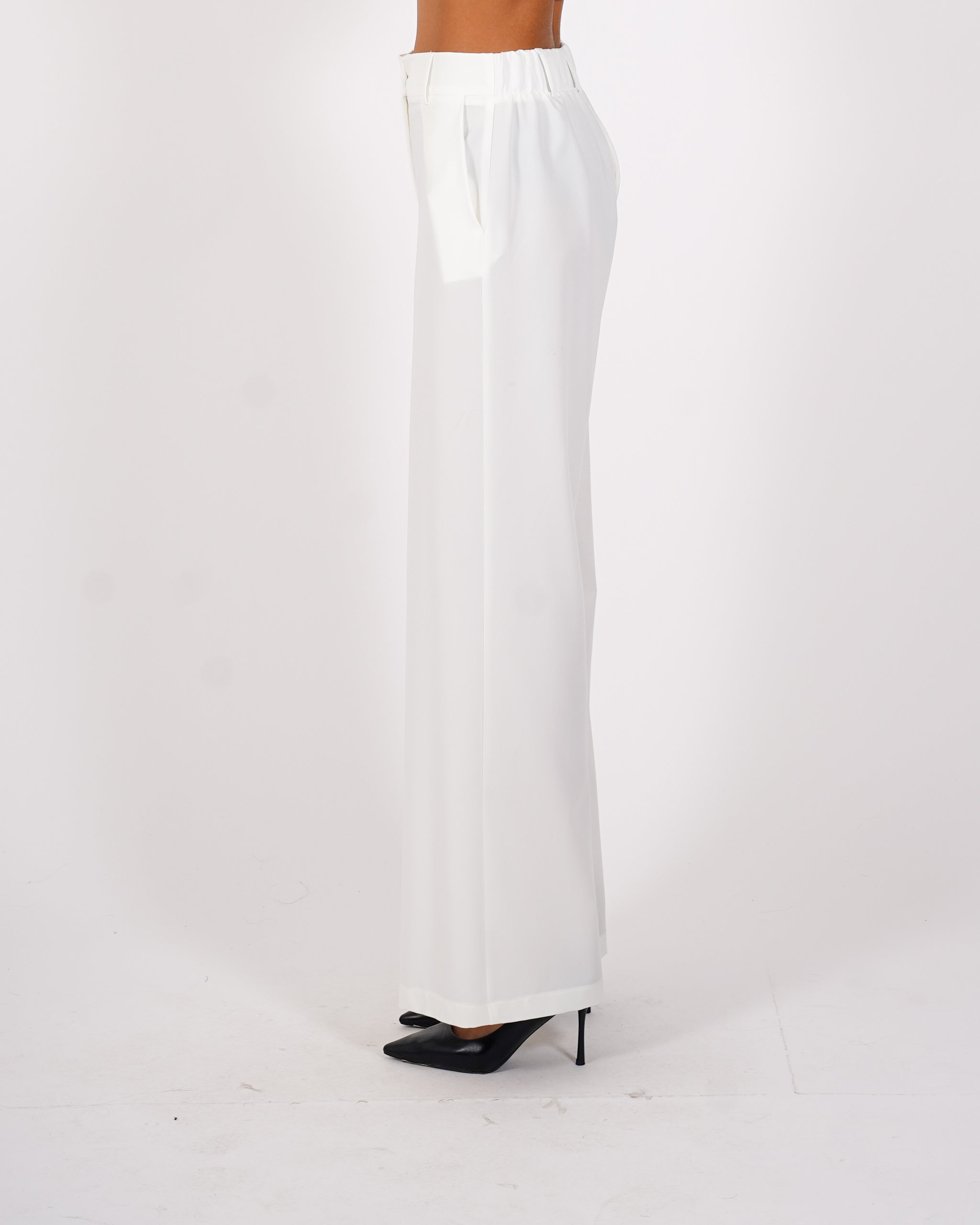 Pantaloni palazzo vita alta - Sandra