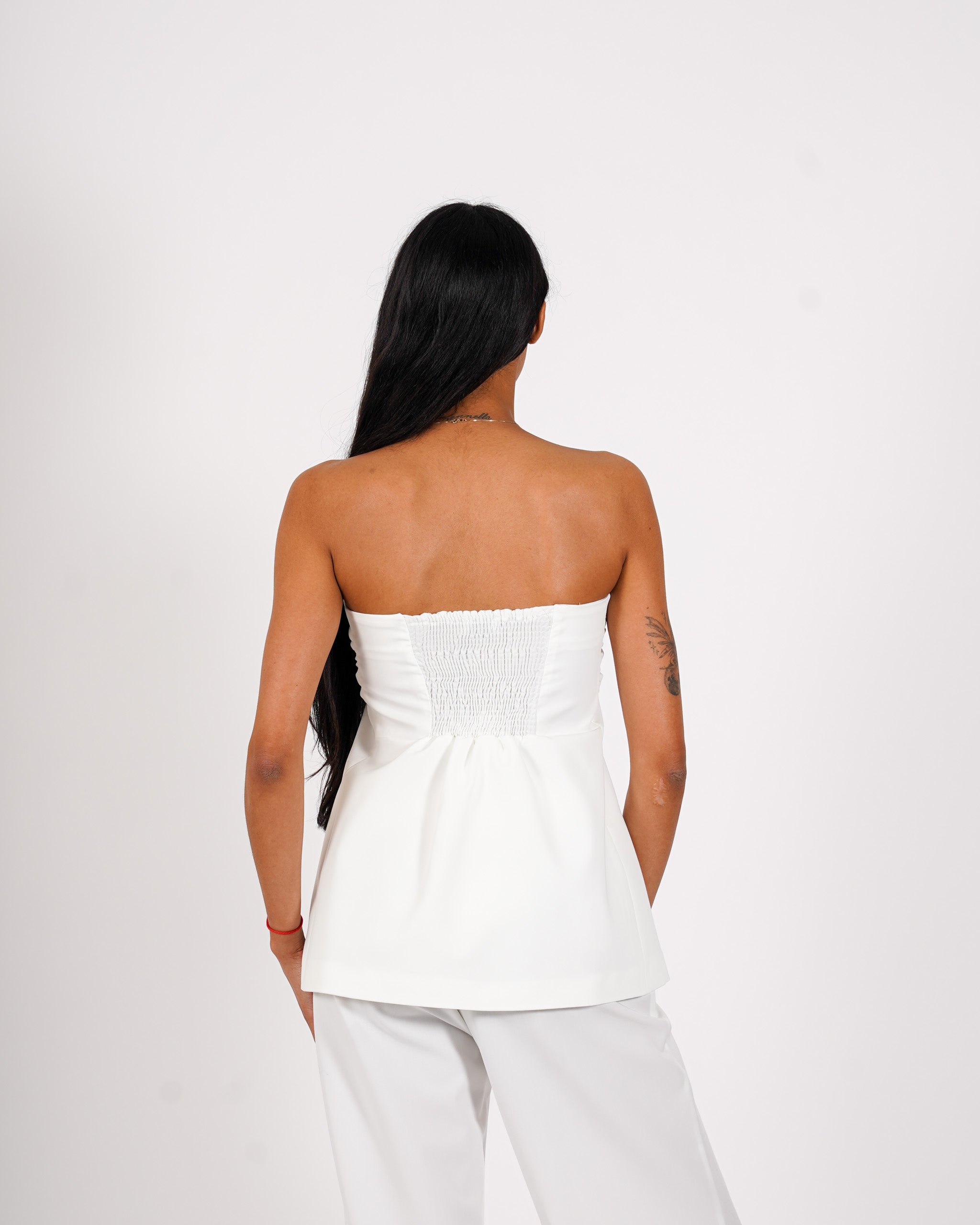 Top a fascia con fiocco - Accesa