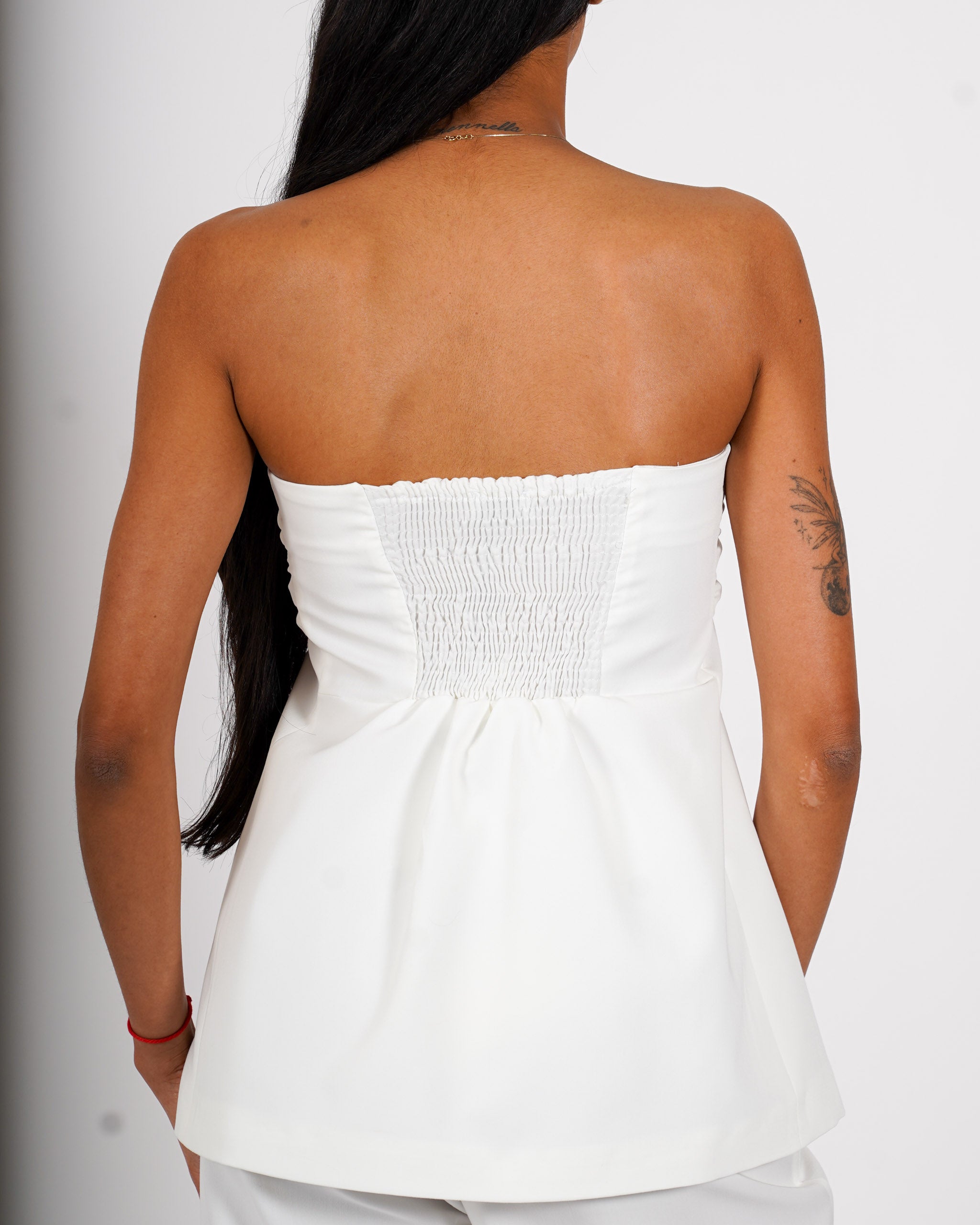 Top a fascia con fiocco - Accesa
