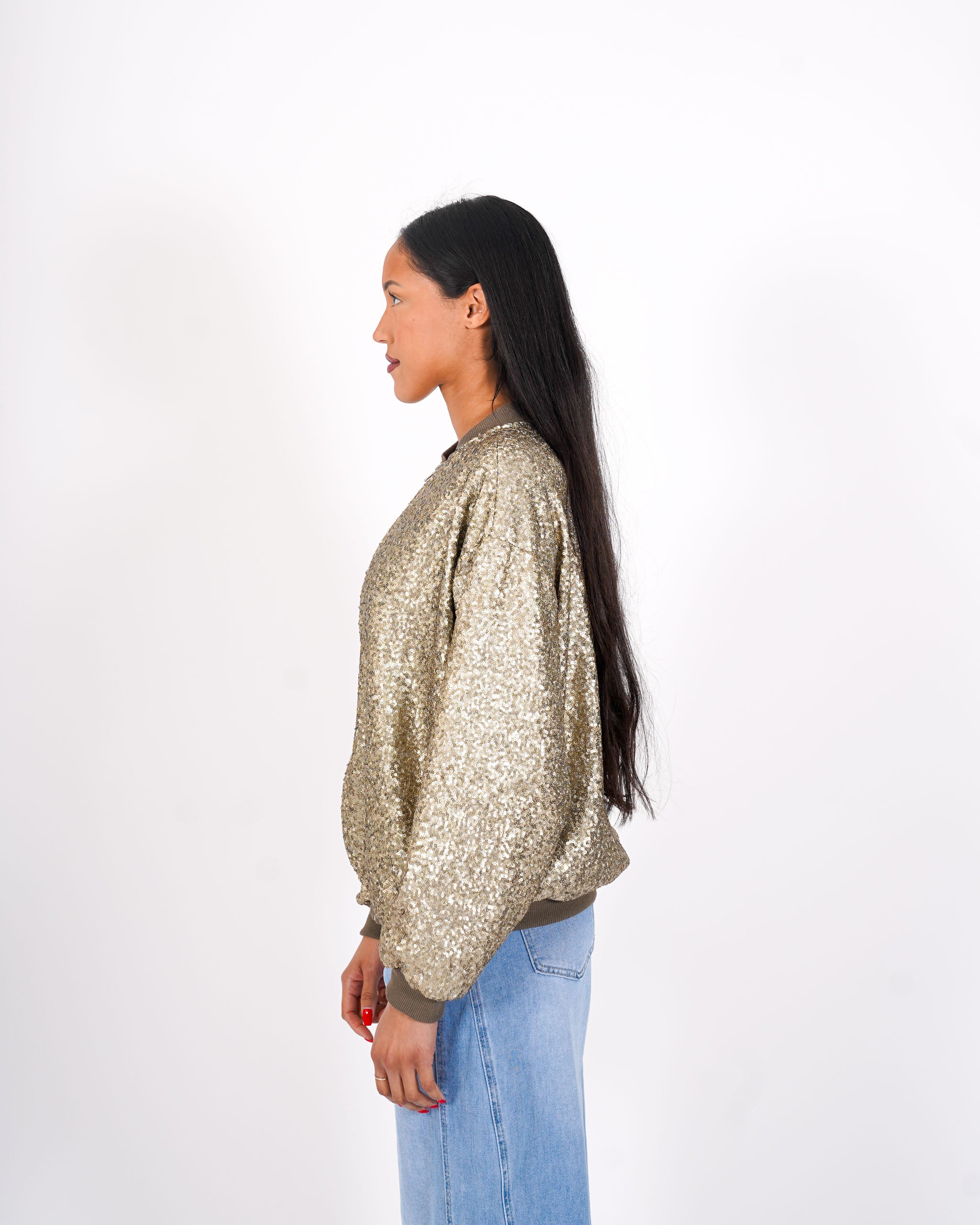 Bomber over full paillettes - Velata