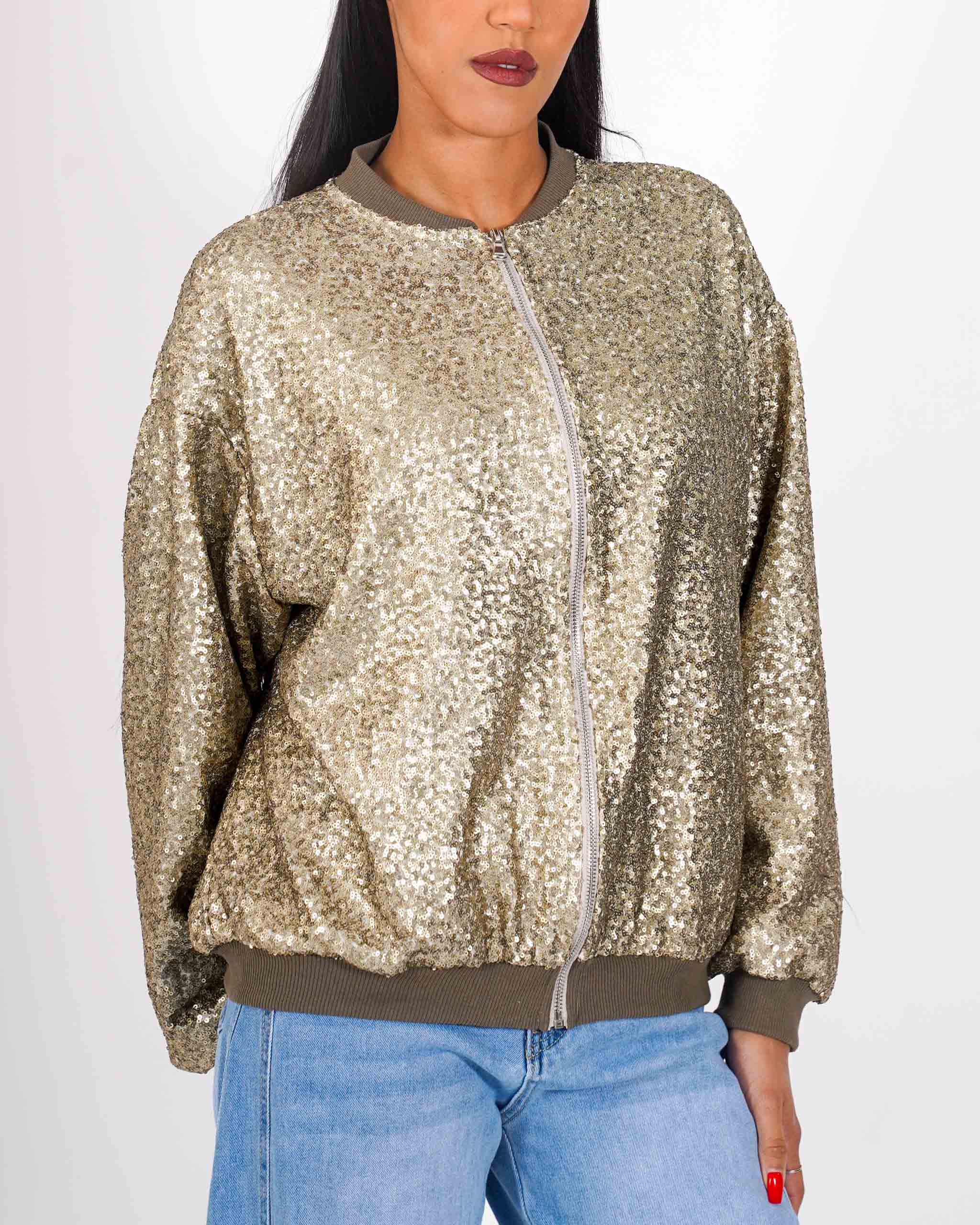 Bomber over full paillettes - Velata