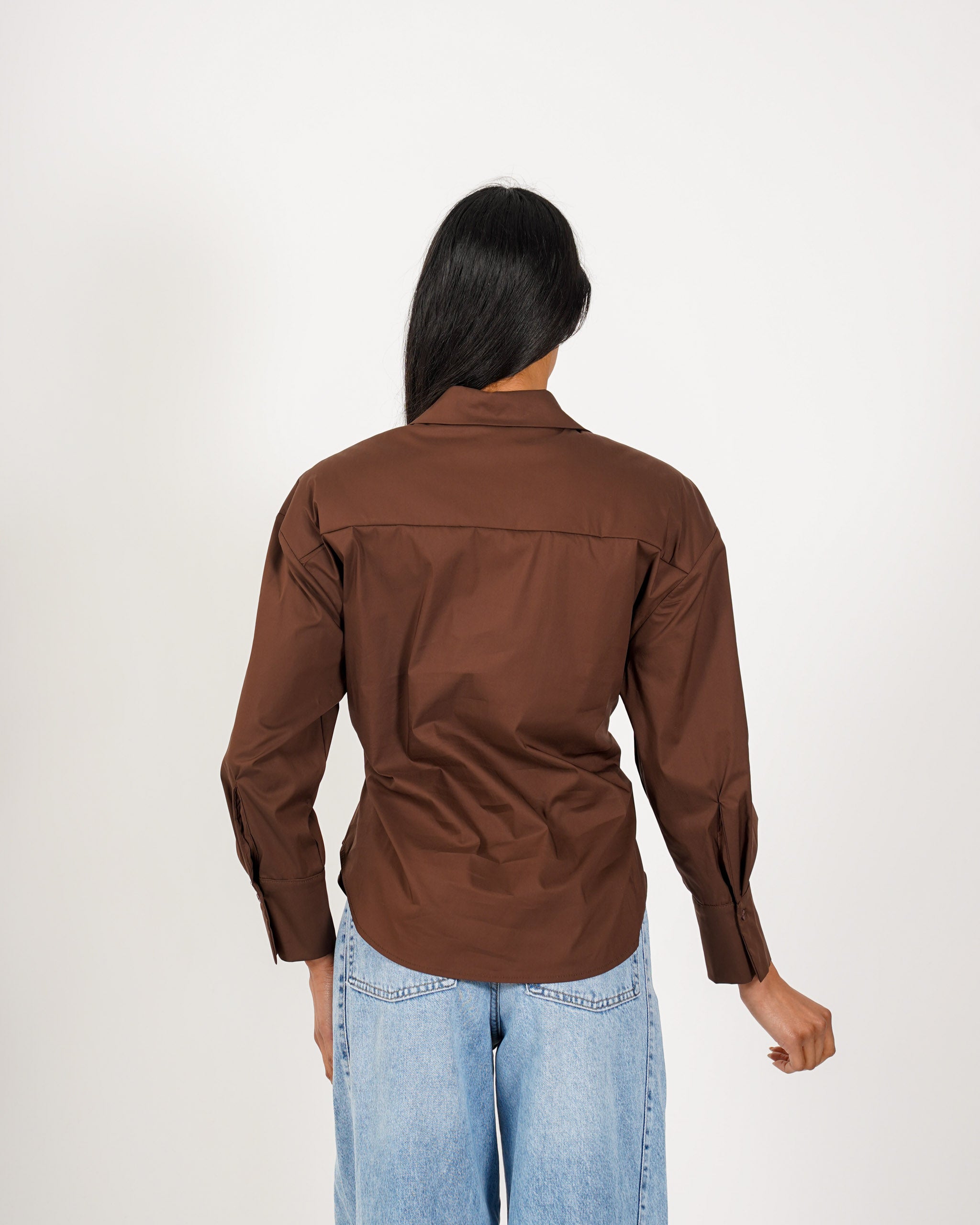 Camicia con coulisse in cotone -  Multipla