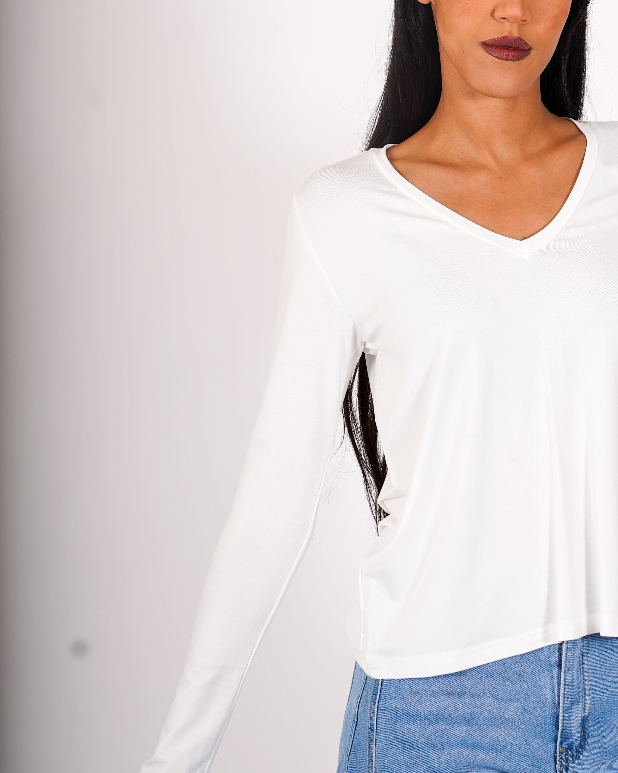 Shirt scollo a v regular fit - Brescia