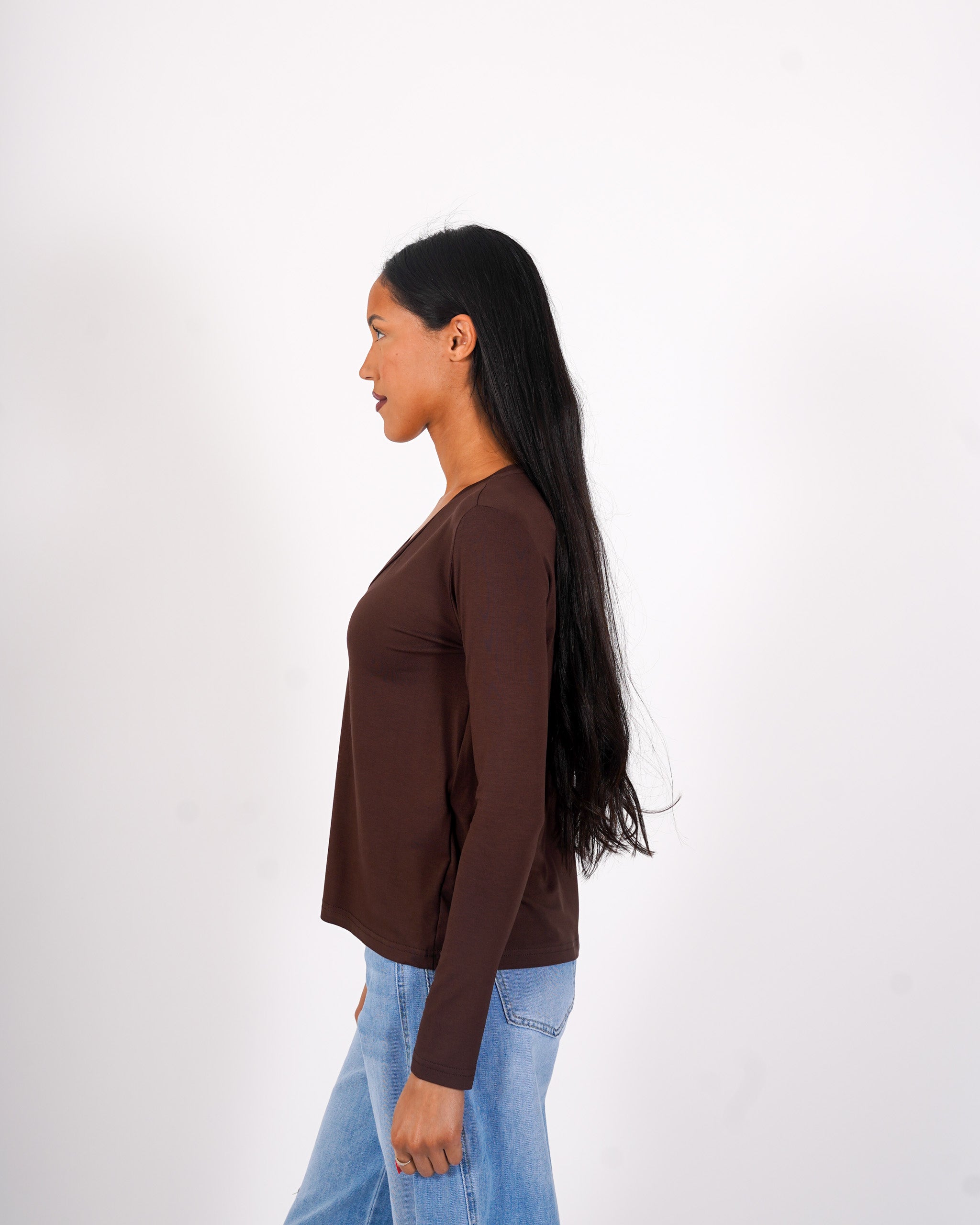 Shirt scollo a v regular fit - Brescia