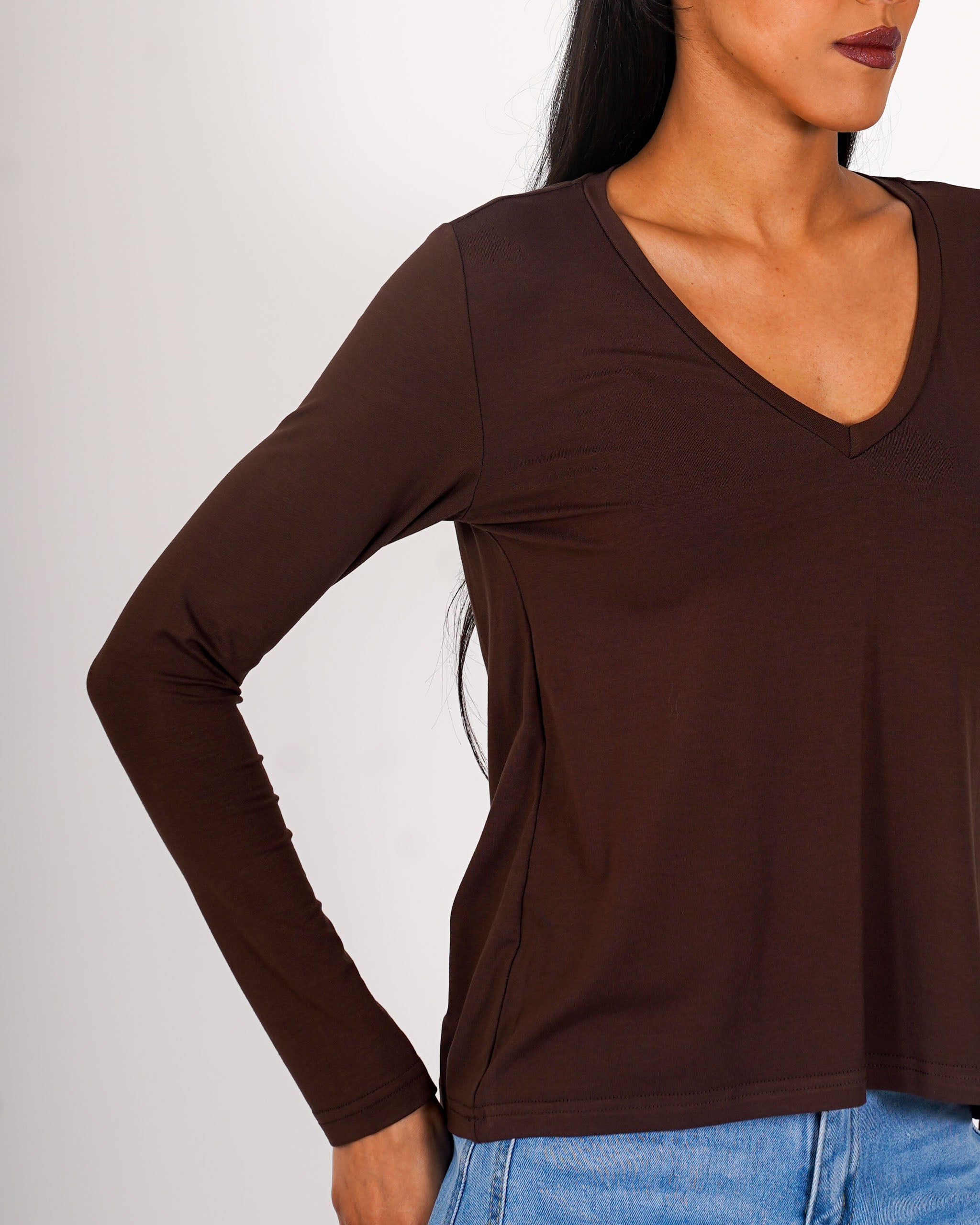Shirt scollo a v regular fit - Brescia