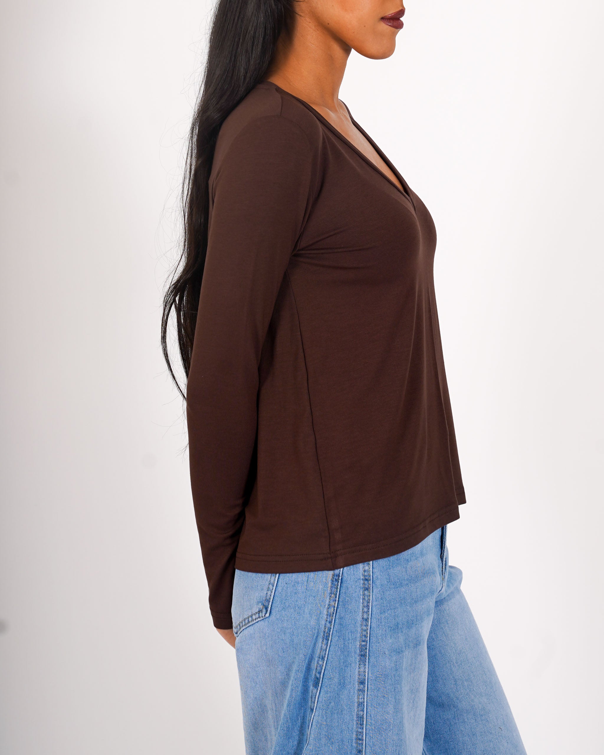 Shirt scollo a v regular fit - Brescia