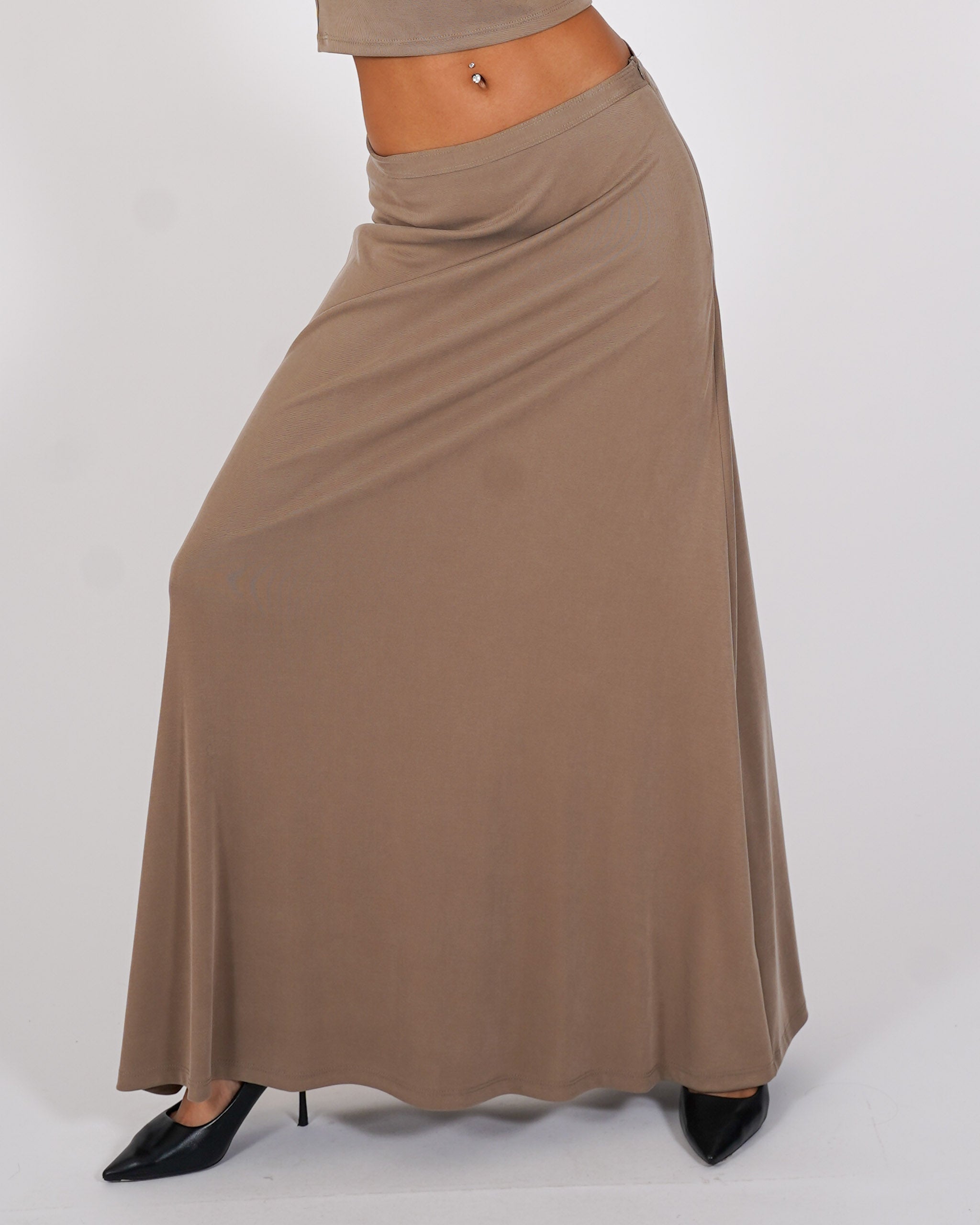 Gonna lunga in mano viscosa - Akebia