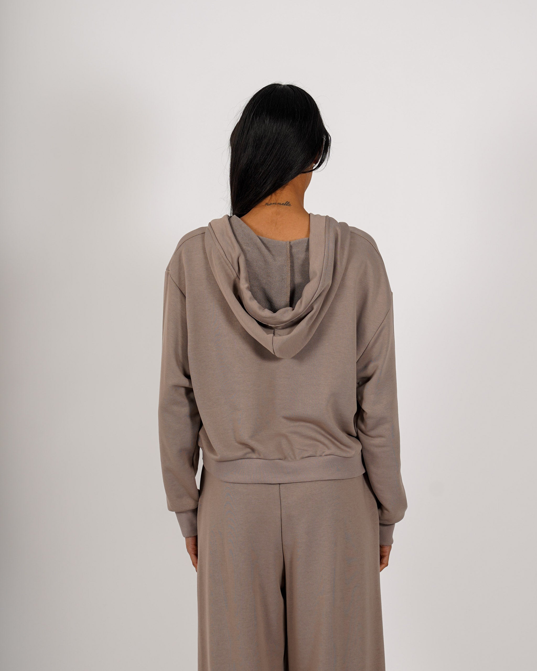 Felpa col cappuccio con culisse - Redine