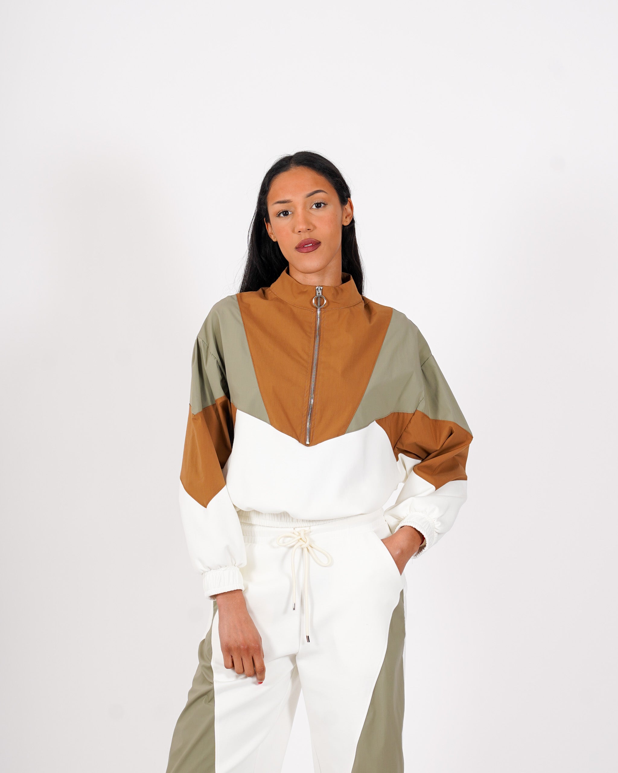 Felpa con zip multicolor - Osiride