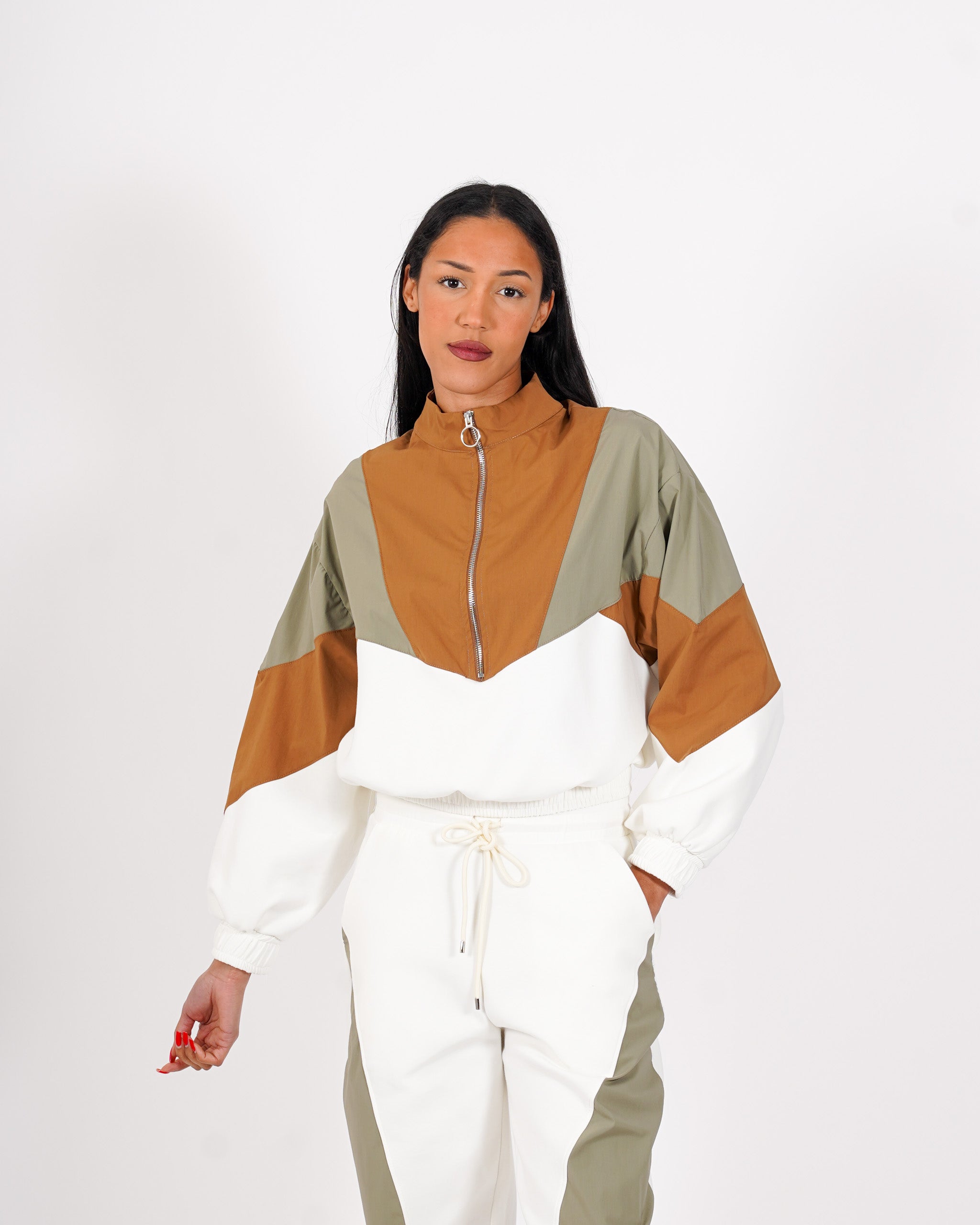 Felpa con zip multicolor - Osiride