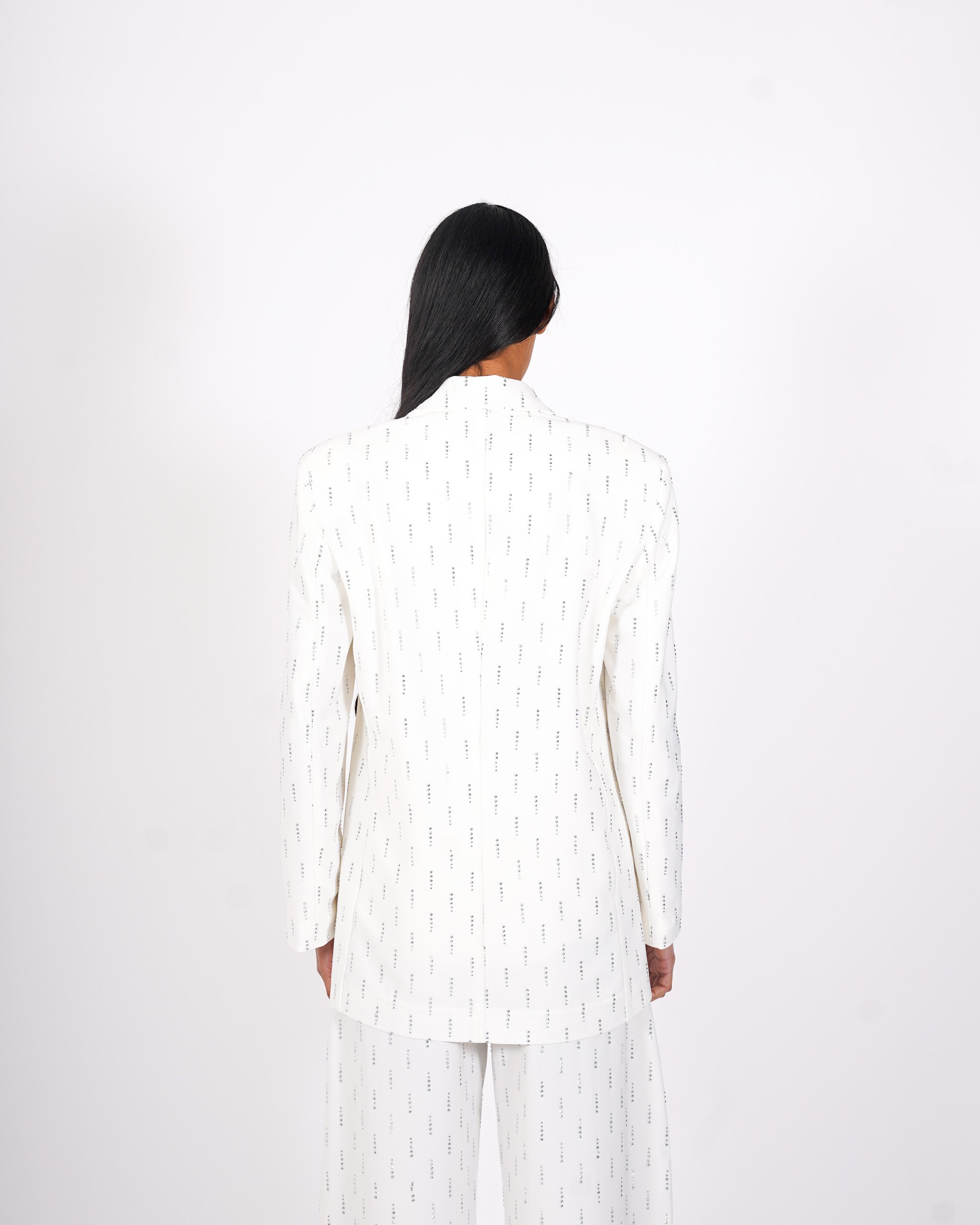 Giacca over monopetto con applicazioni - Adele