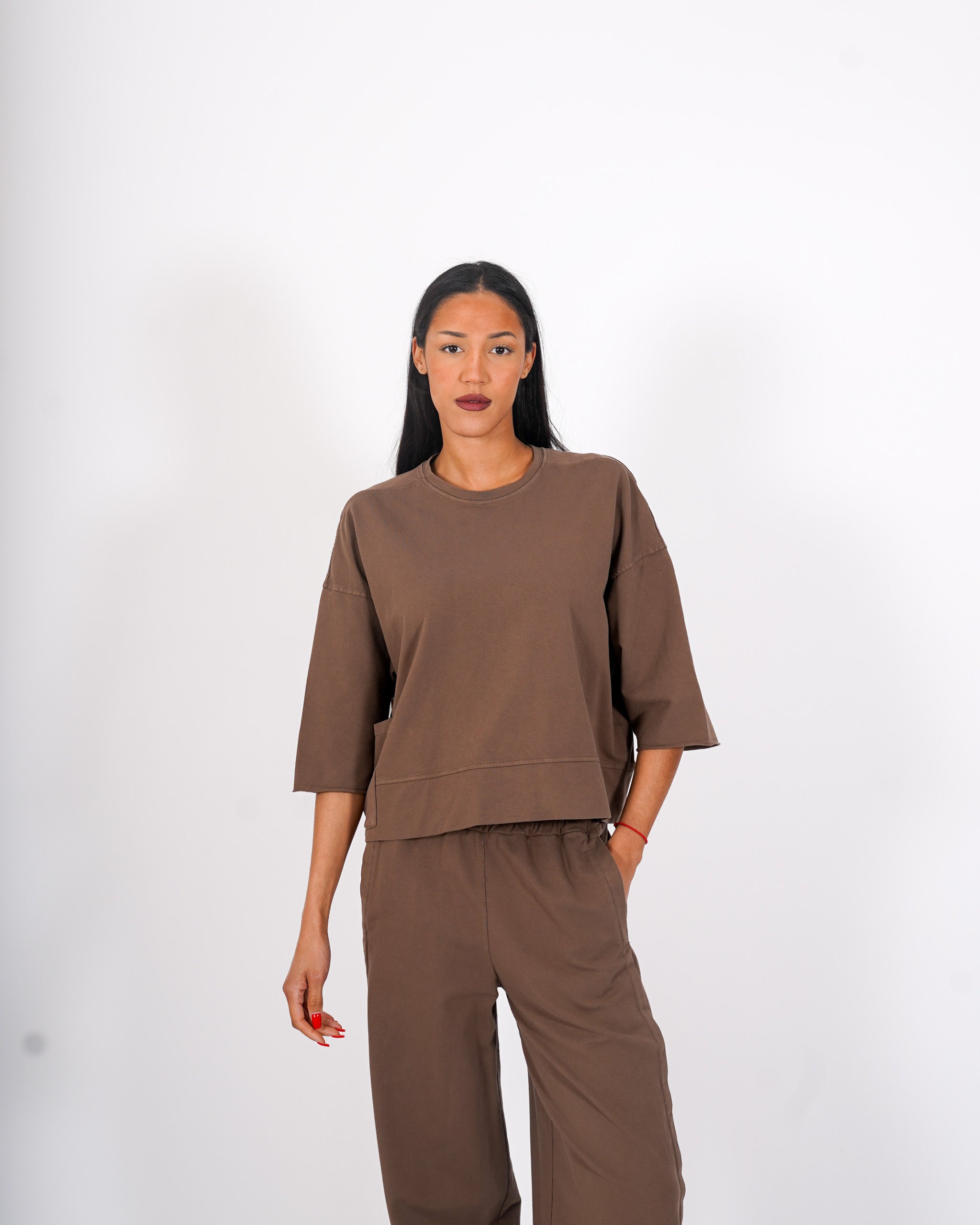 Felpa girocollo over - Balsama