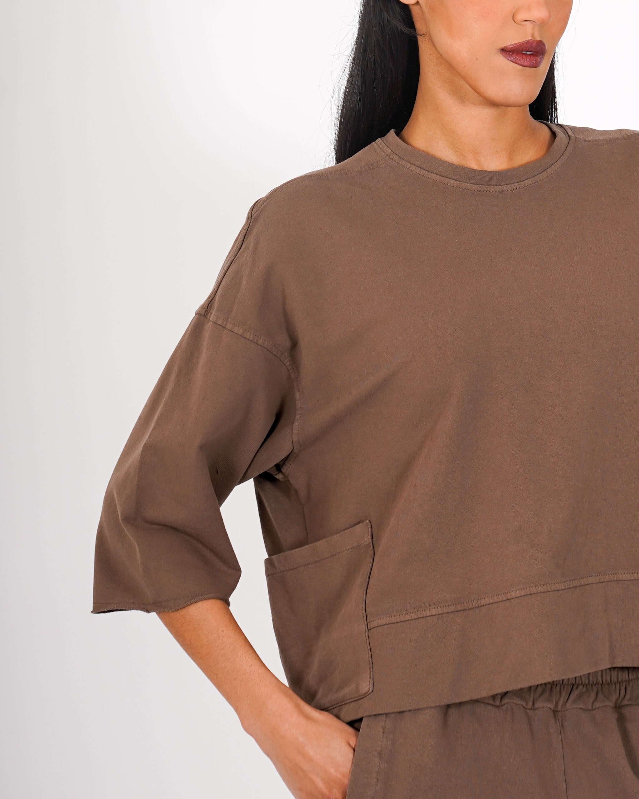 Felpa girocollo over - Balsama