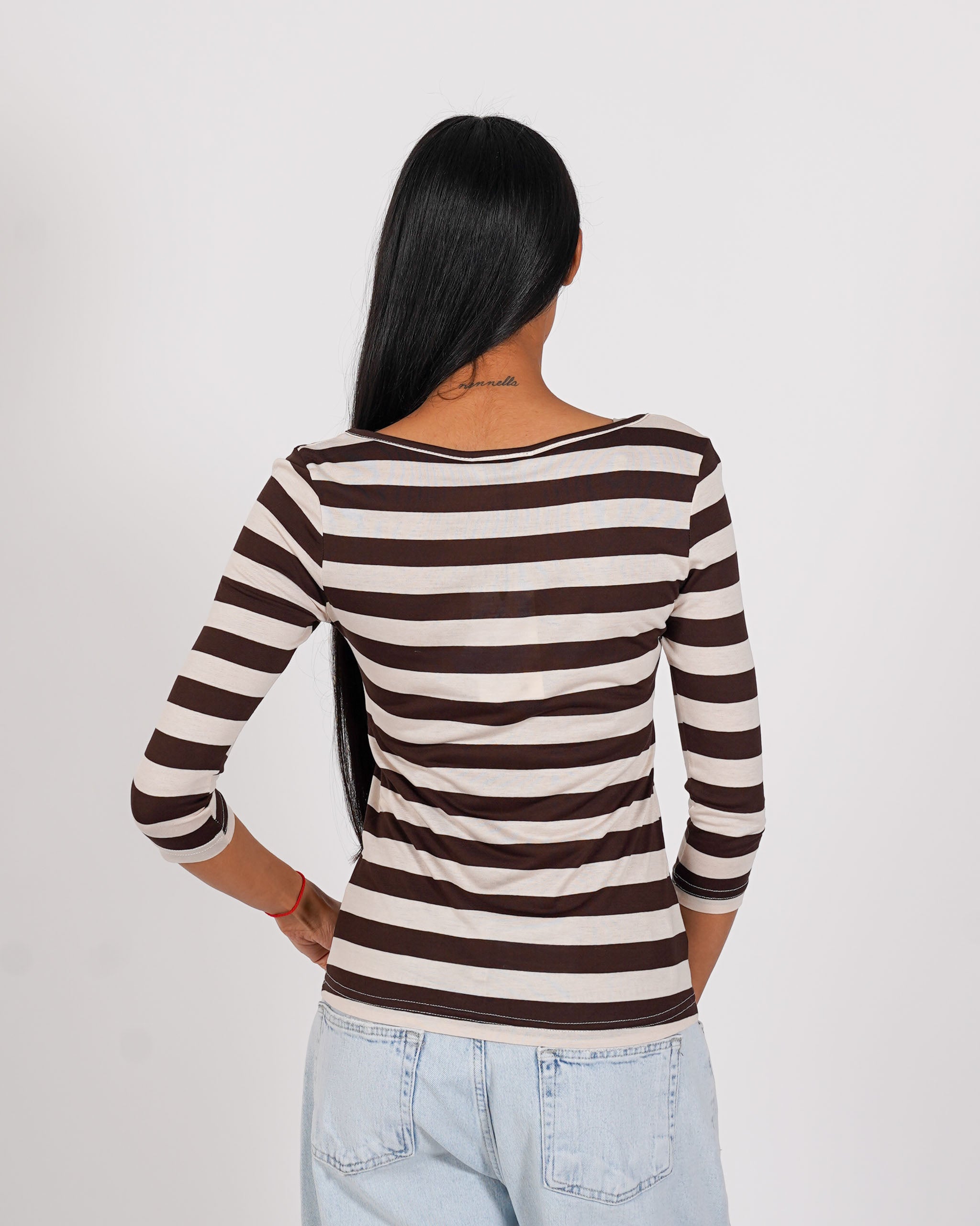 Shirt girocollo rigata regular fit - Vienna