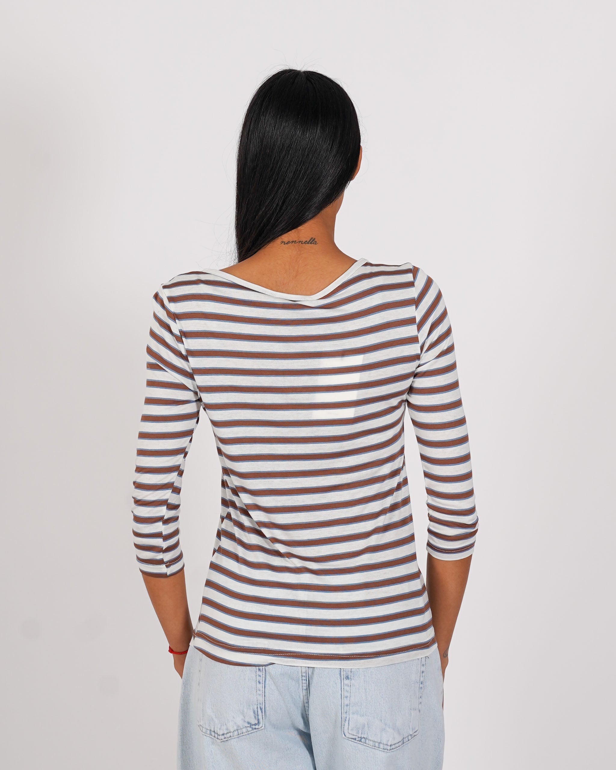 Shirt girocollo rigata regular fit - Vienna