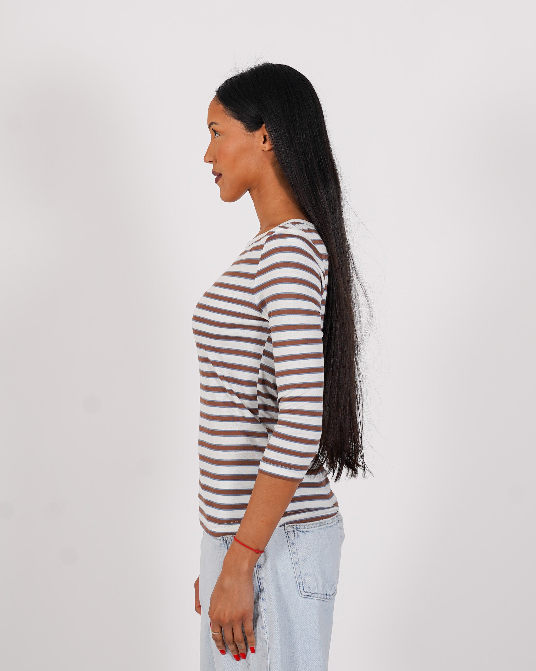 Shirt girocollo rigata regular fit - Vienna