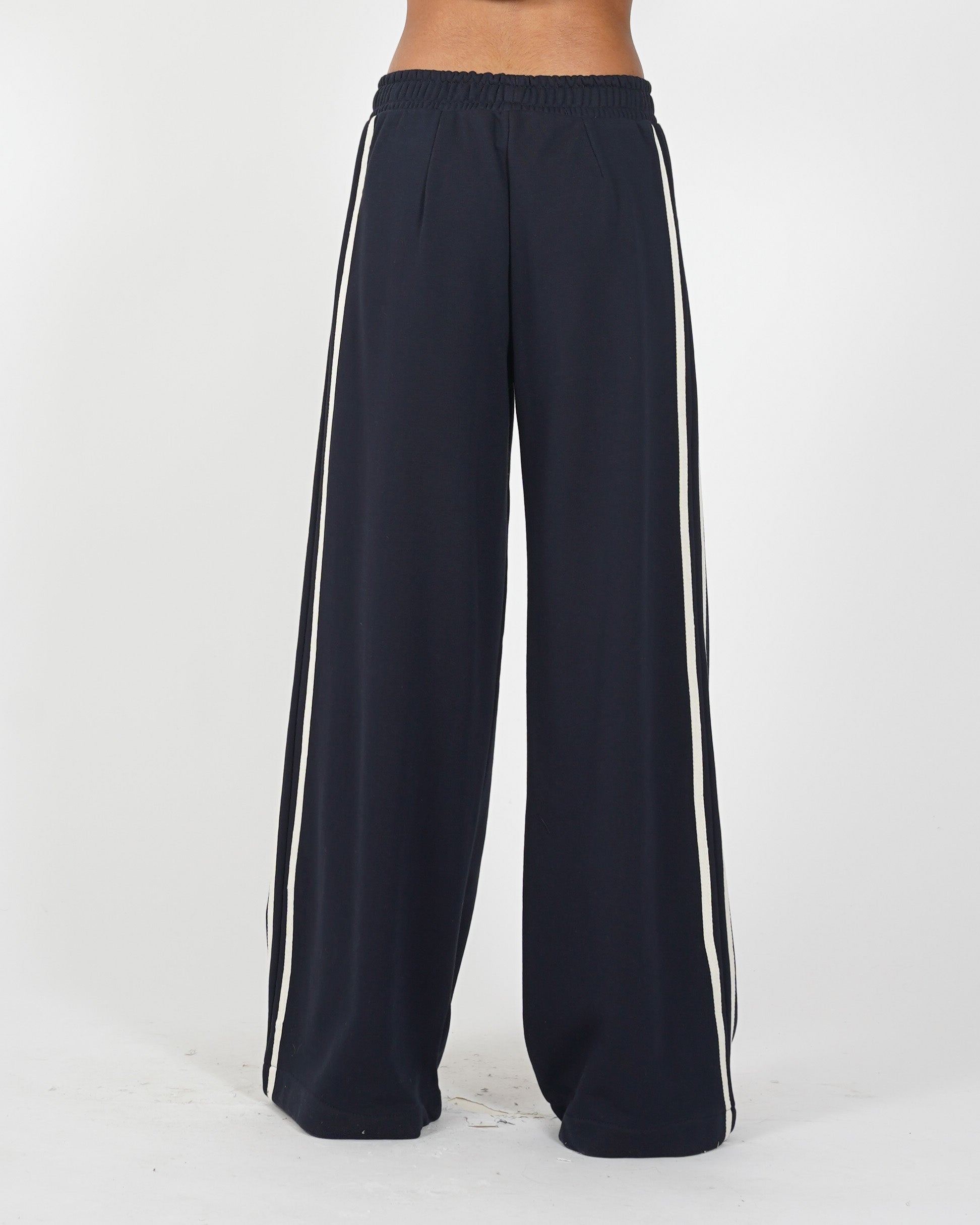 Pantaloni felpa con elastico e coulisse - Annapaola