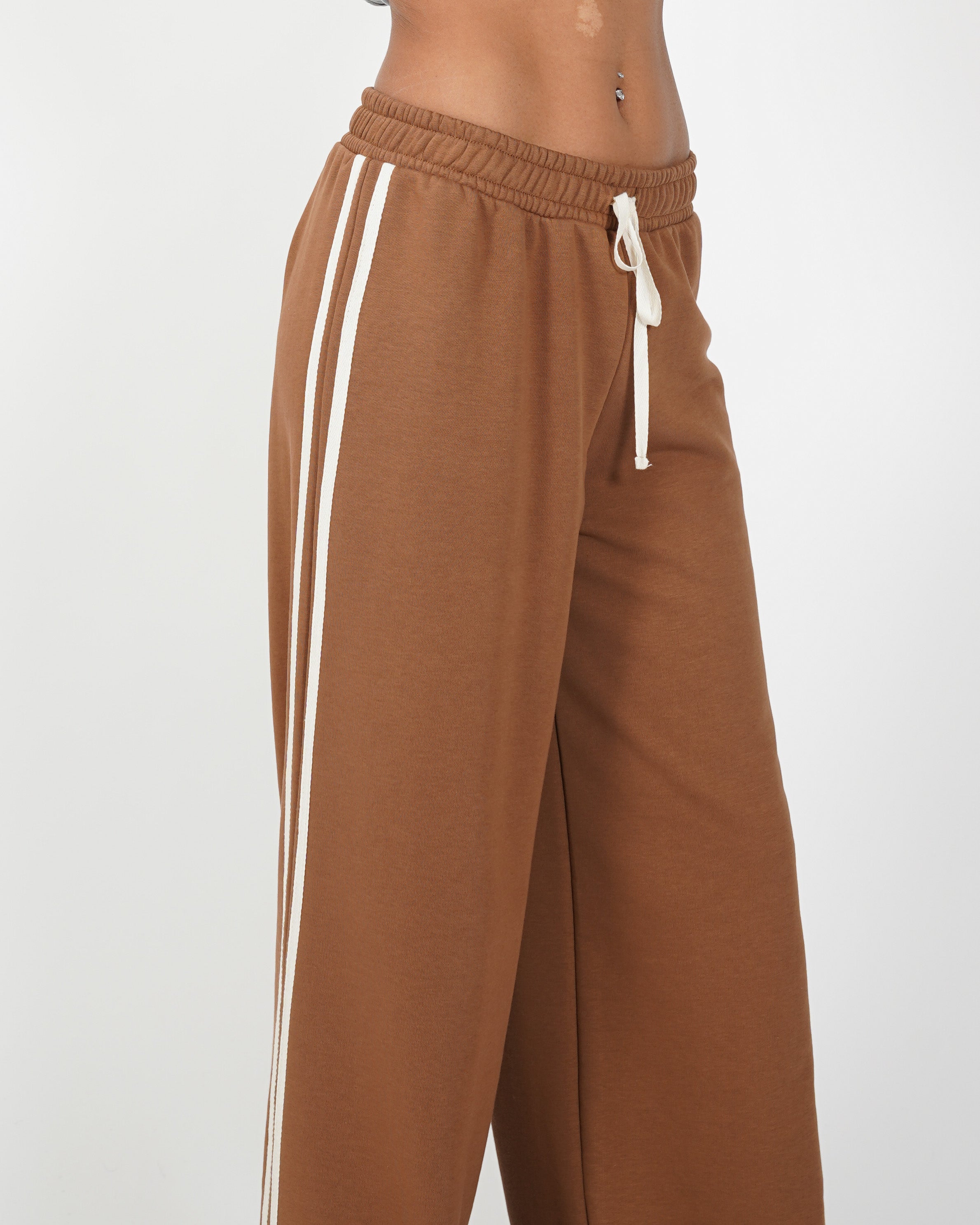 Pantaloni felpa con elastico e coulisse - Annapaola