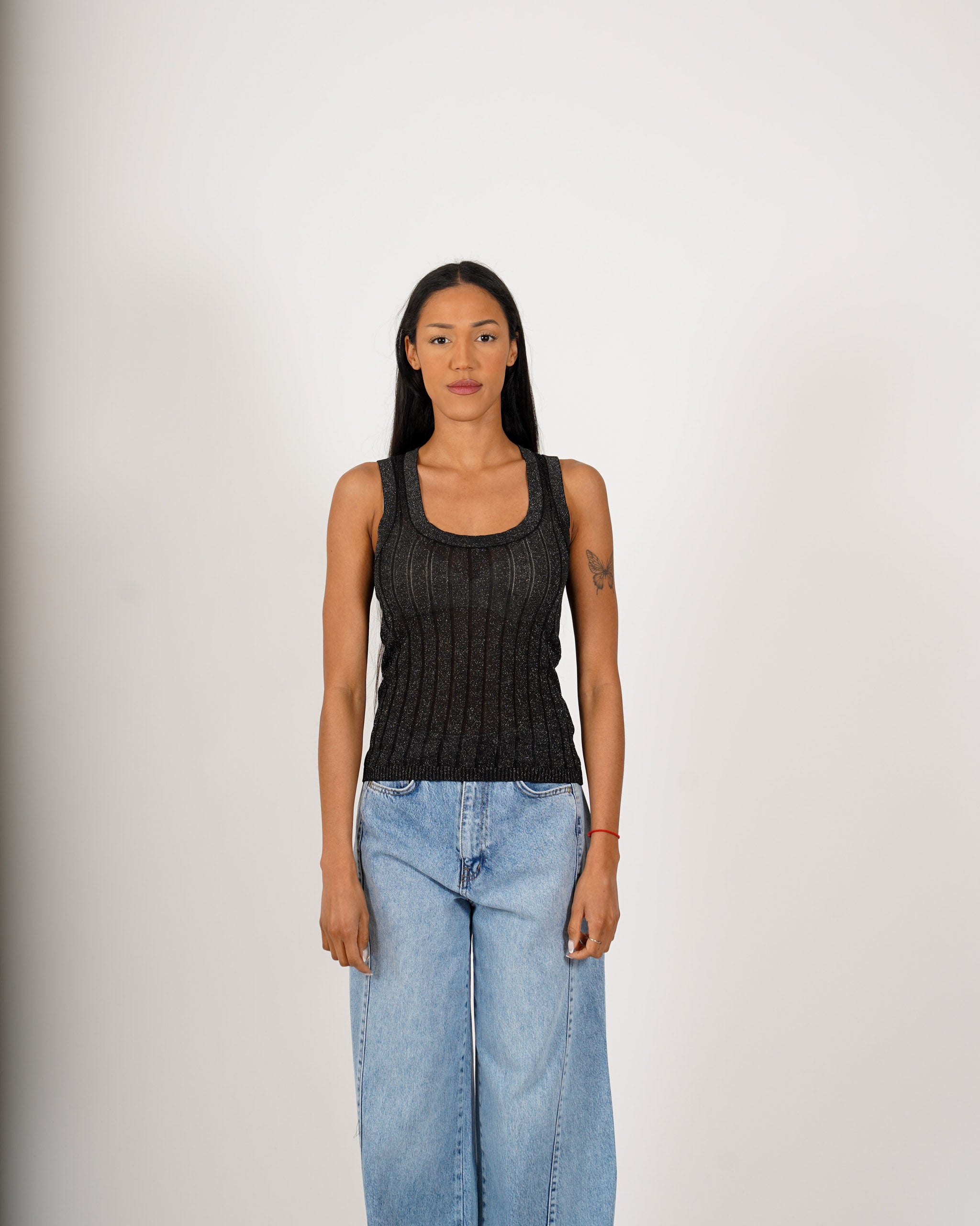 Canotta con trama lurex - Fagotto
